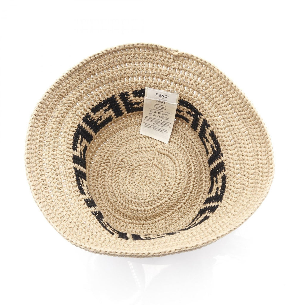 Fendi FF Logo Cotton Hat