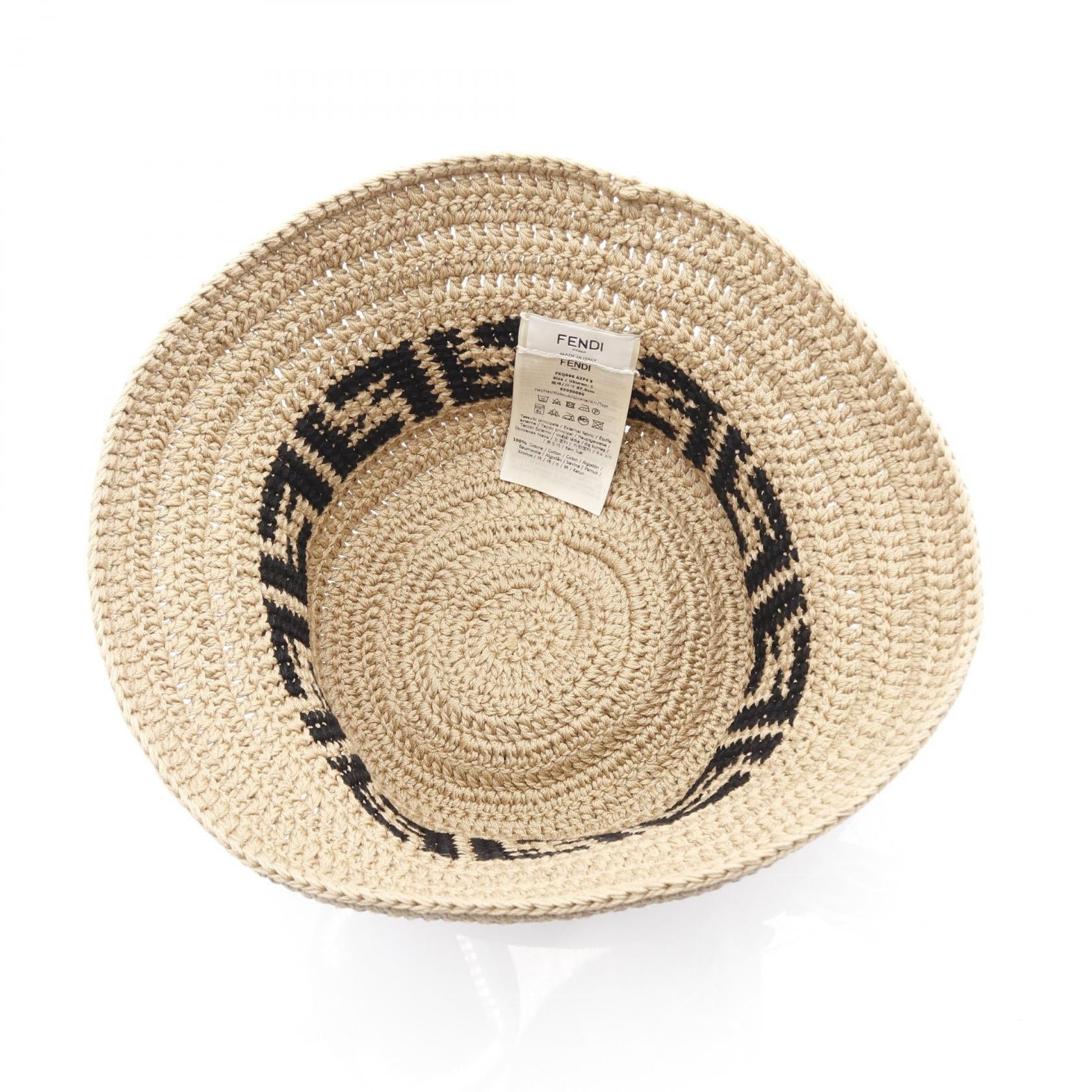 Fendi FF Logo Cotton Hat