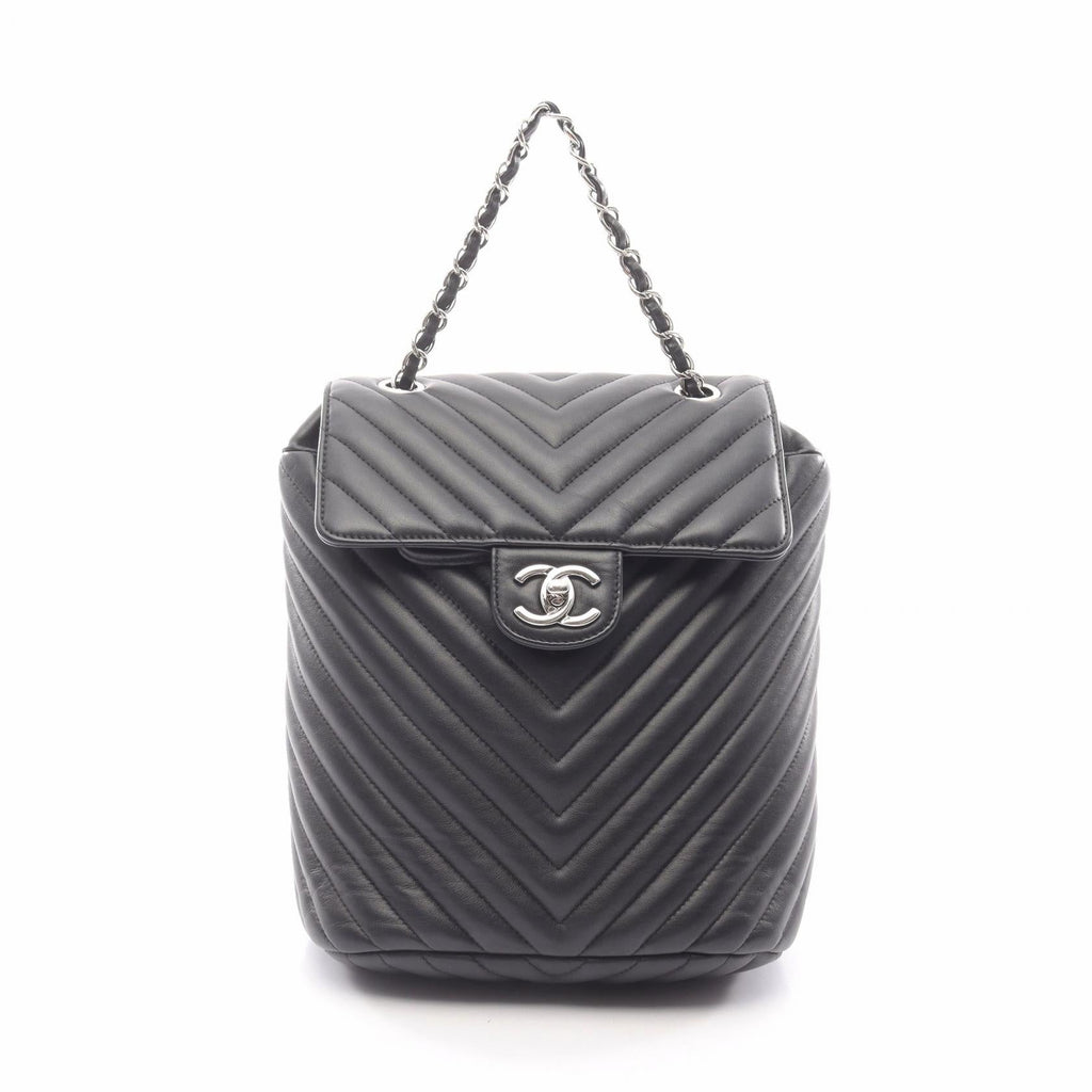 Chanel V-stitch Chevron Lambskin Backpack