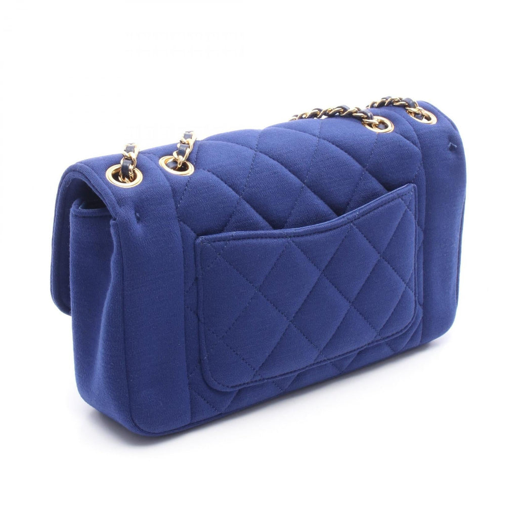 Chanel Matelasse Diana Flap Cotton Shoulder Bag