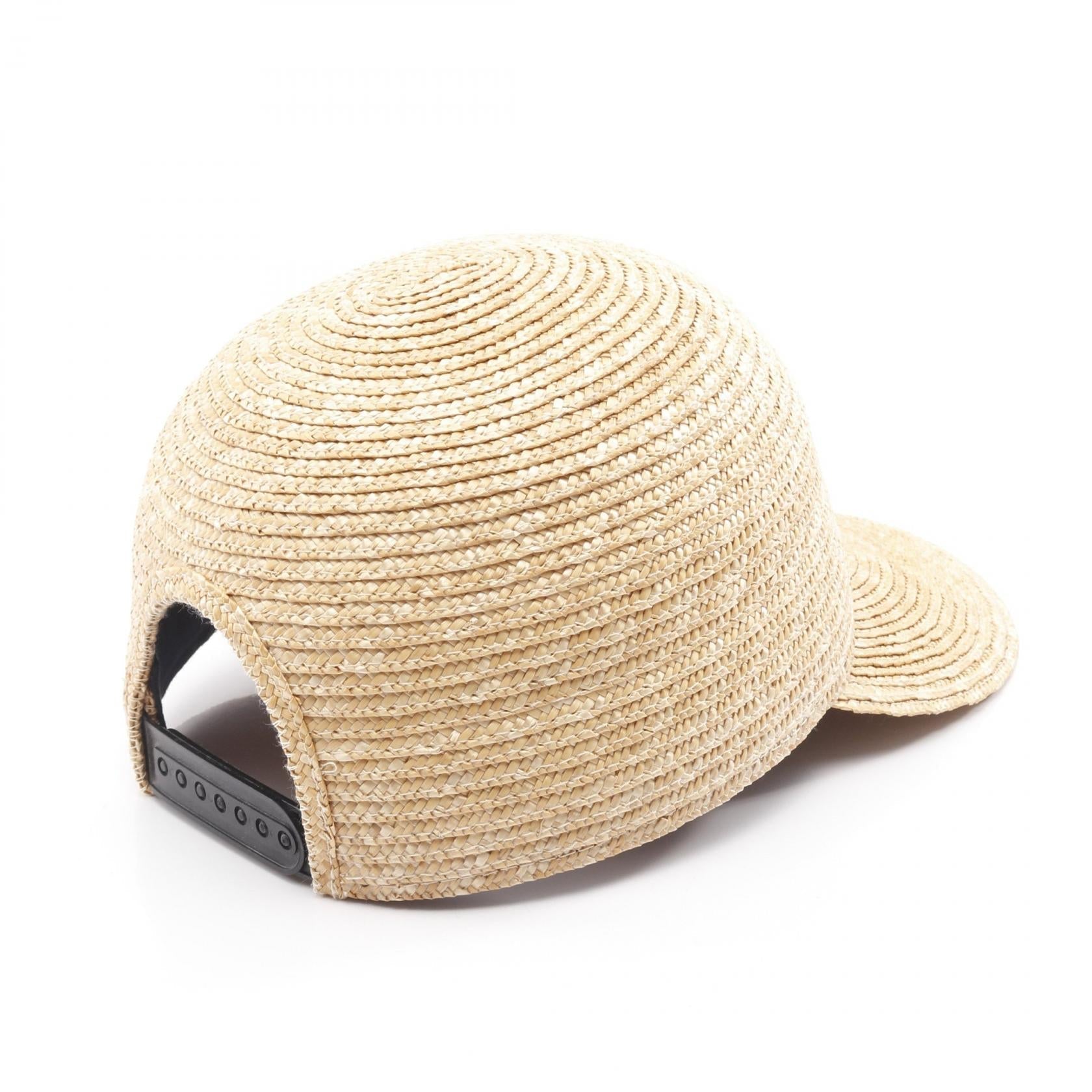 Chanel Coco Mark Straw Cap