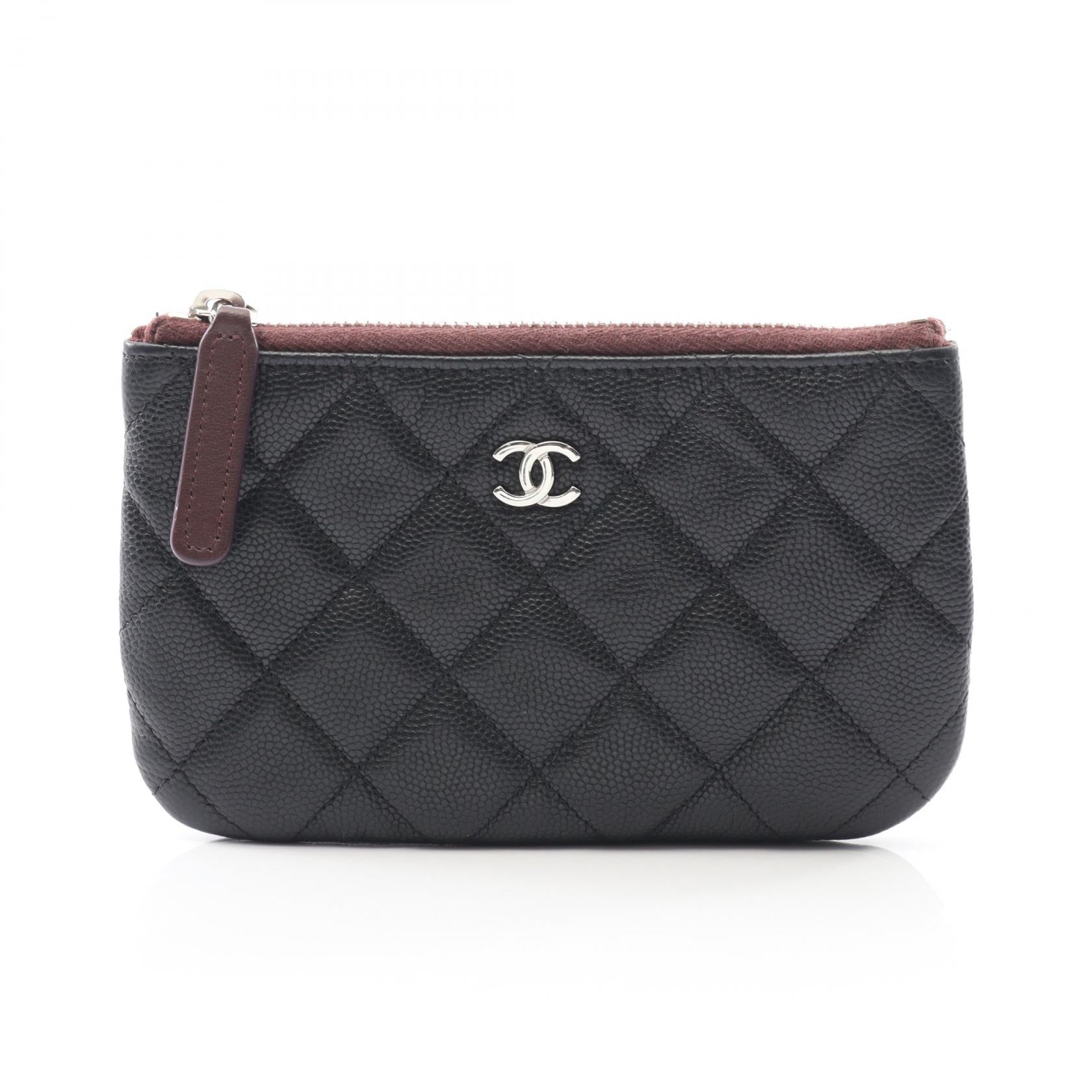 Chanel Matelasse Grained Calfskin Pouch