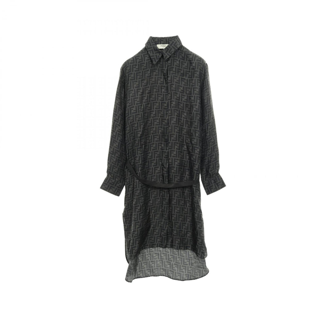 Fendi Zucca Silk Dress