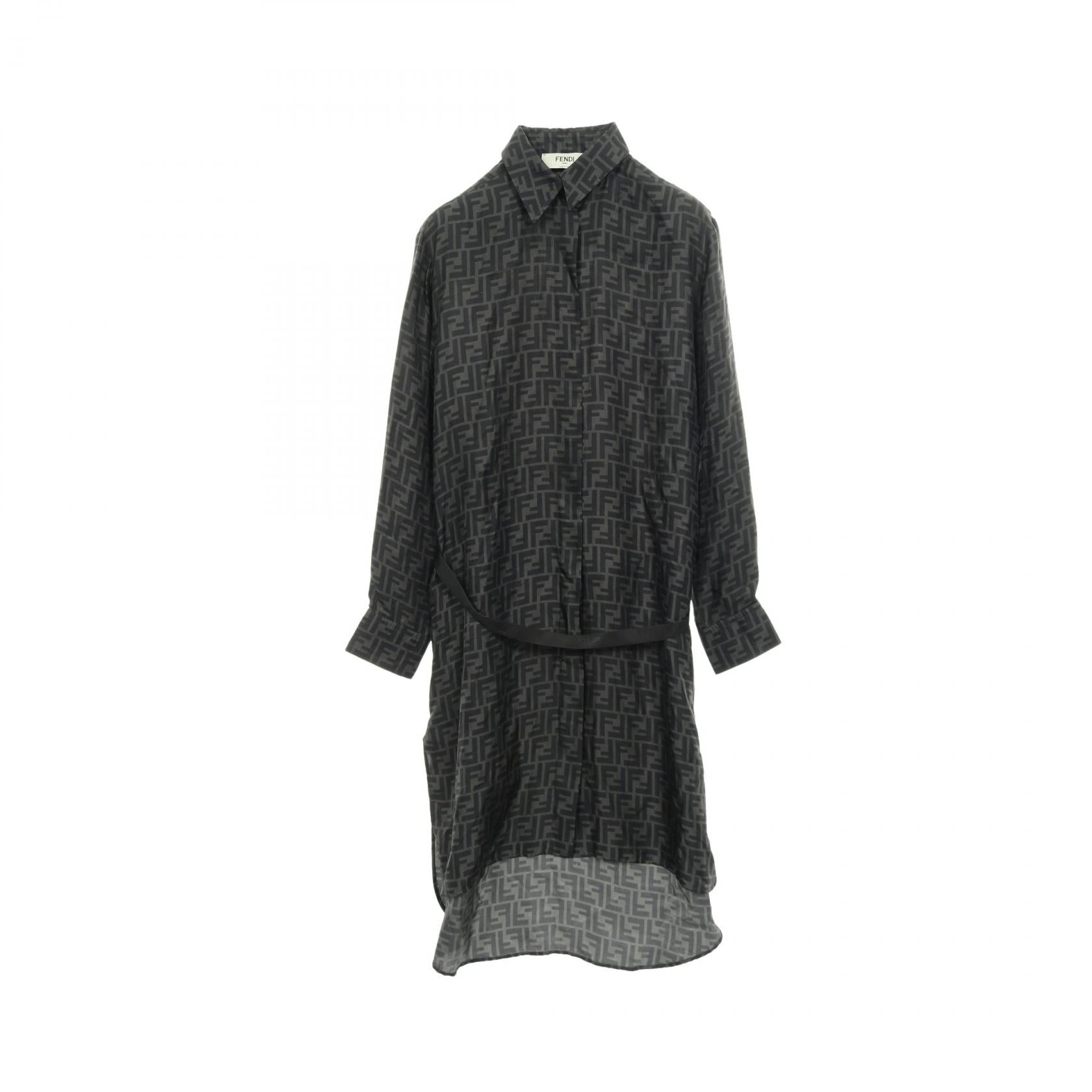 Fendi Zucca Silk Dress