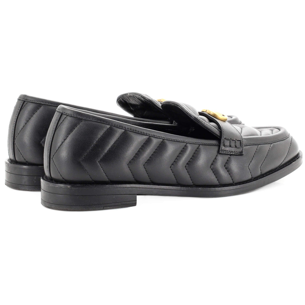 Women's GG Marmont Loafers Matelasse Leather