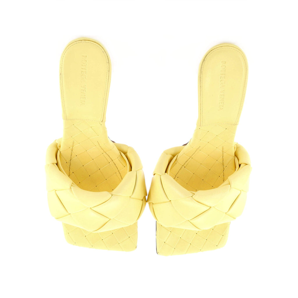Women's Lido Heeled Sandals Maxi Intrecciato Leather