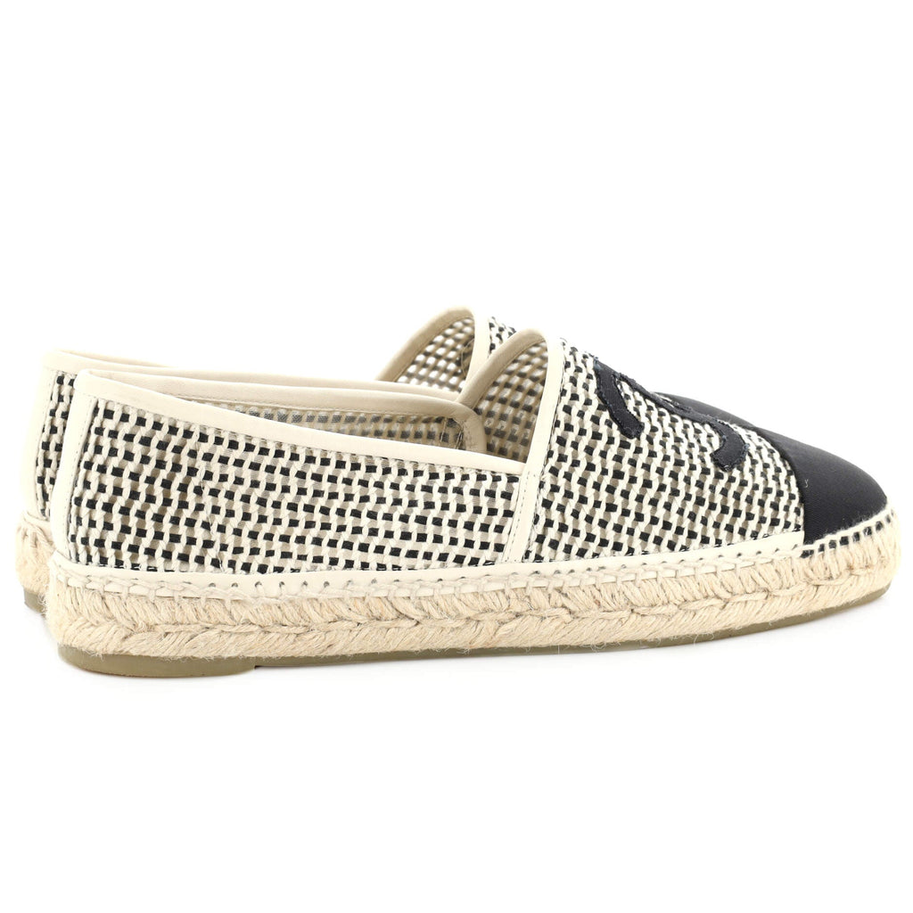 Women's CC Cap Toe Espadrilles Woven Mesh