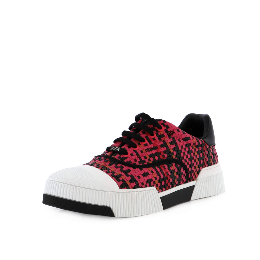 Women's Trainer Sneakers Woven Leather