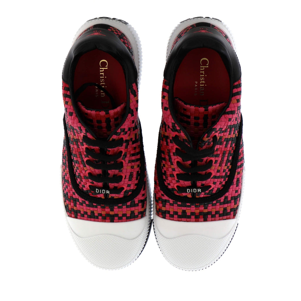 Women's Trainer Sneakers Woven Leather