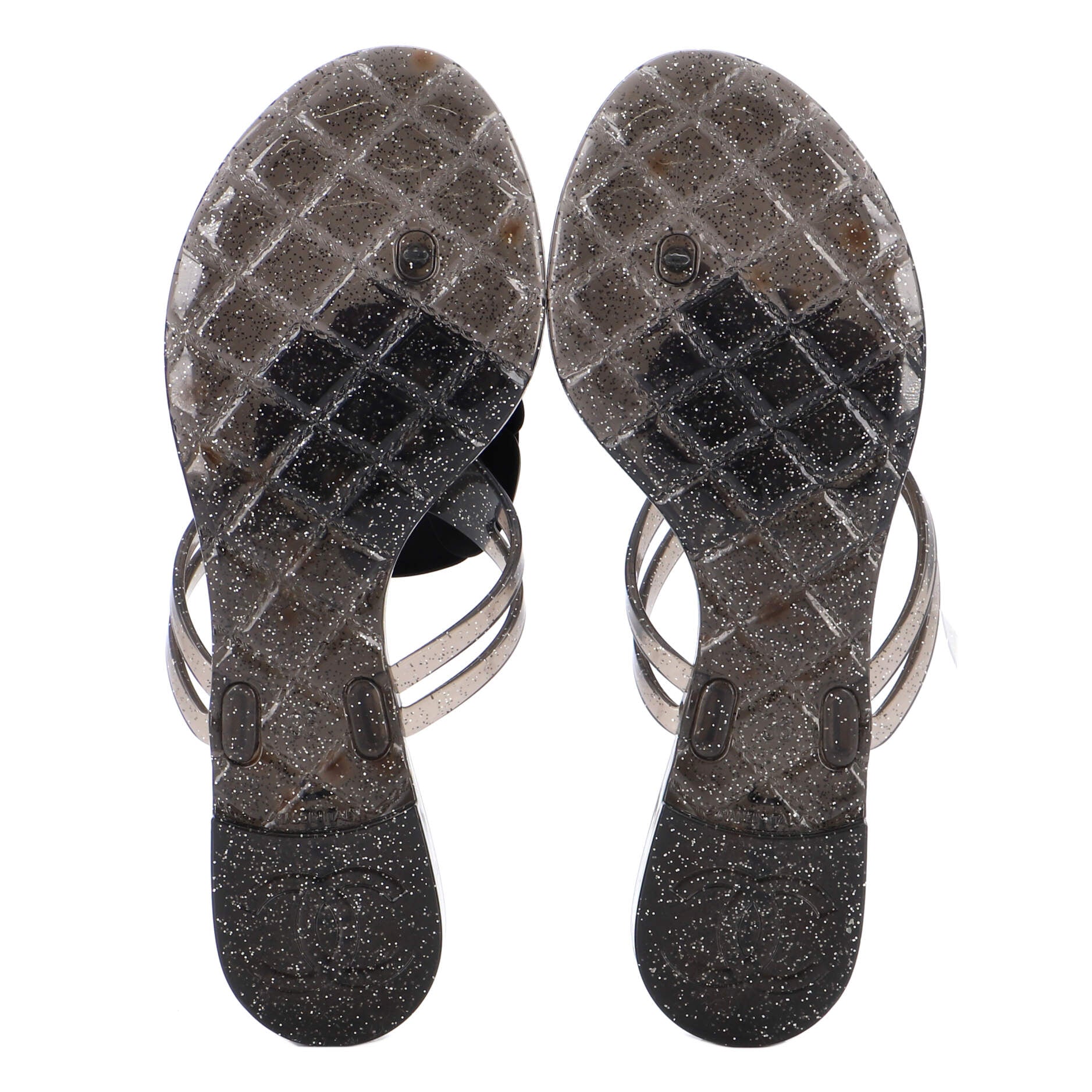 Women's Camellia Thong Slide Sandals Rubber with Leather