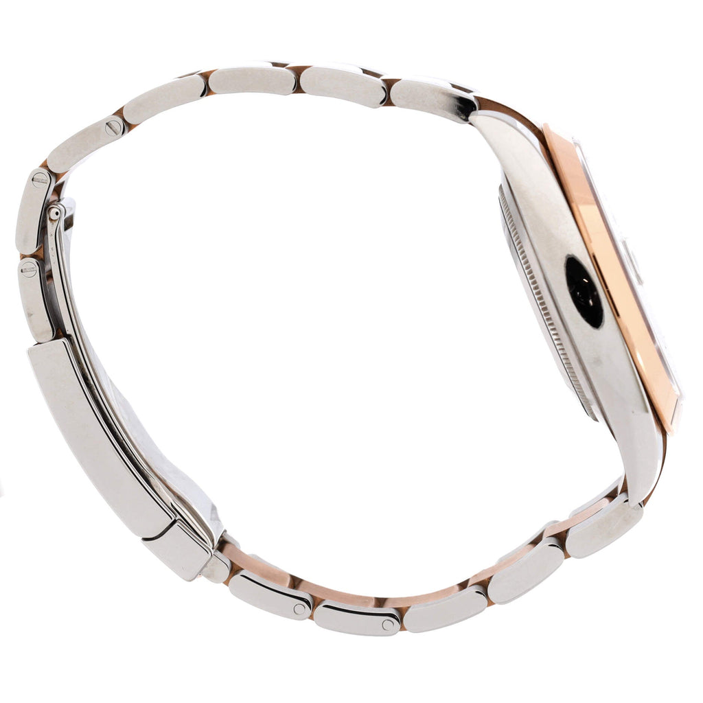 Oyster Perpetual Datejust Automatic Watch Stainless Steel and Rose Gold with Diamond Markers 41