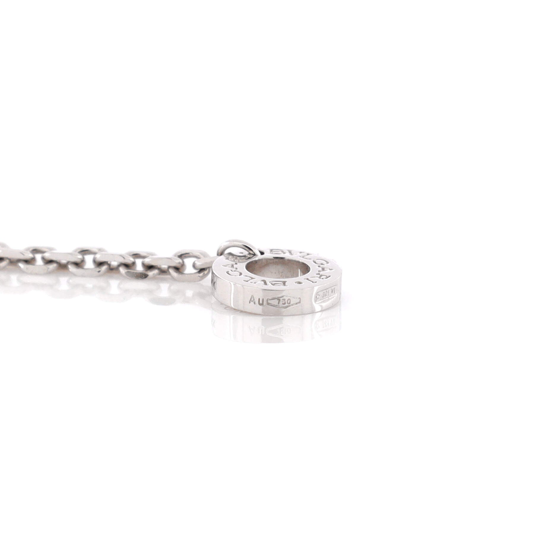 Diva's Dream Pendant Necklace 18K White Gold with Aquamarine and Diamonds