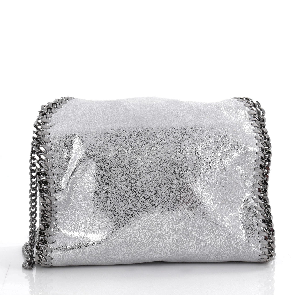 Stella McCartney Falabella Fold Over Crossbody Bag Shaggy Deer Mini