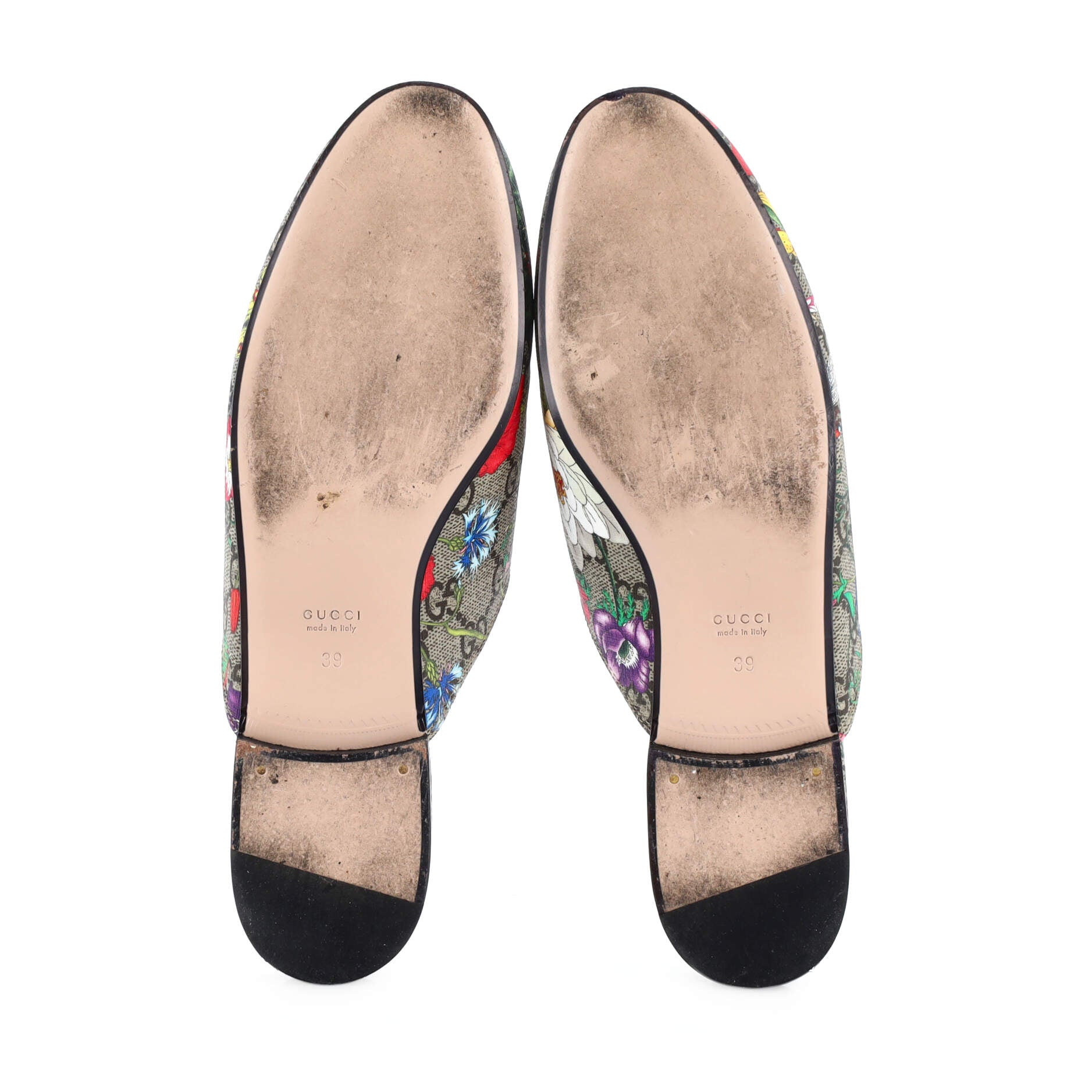 Women's Princetown Mules Flora GG Coated Canvas