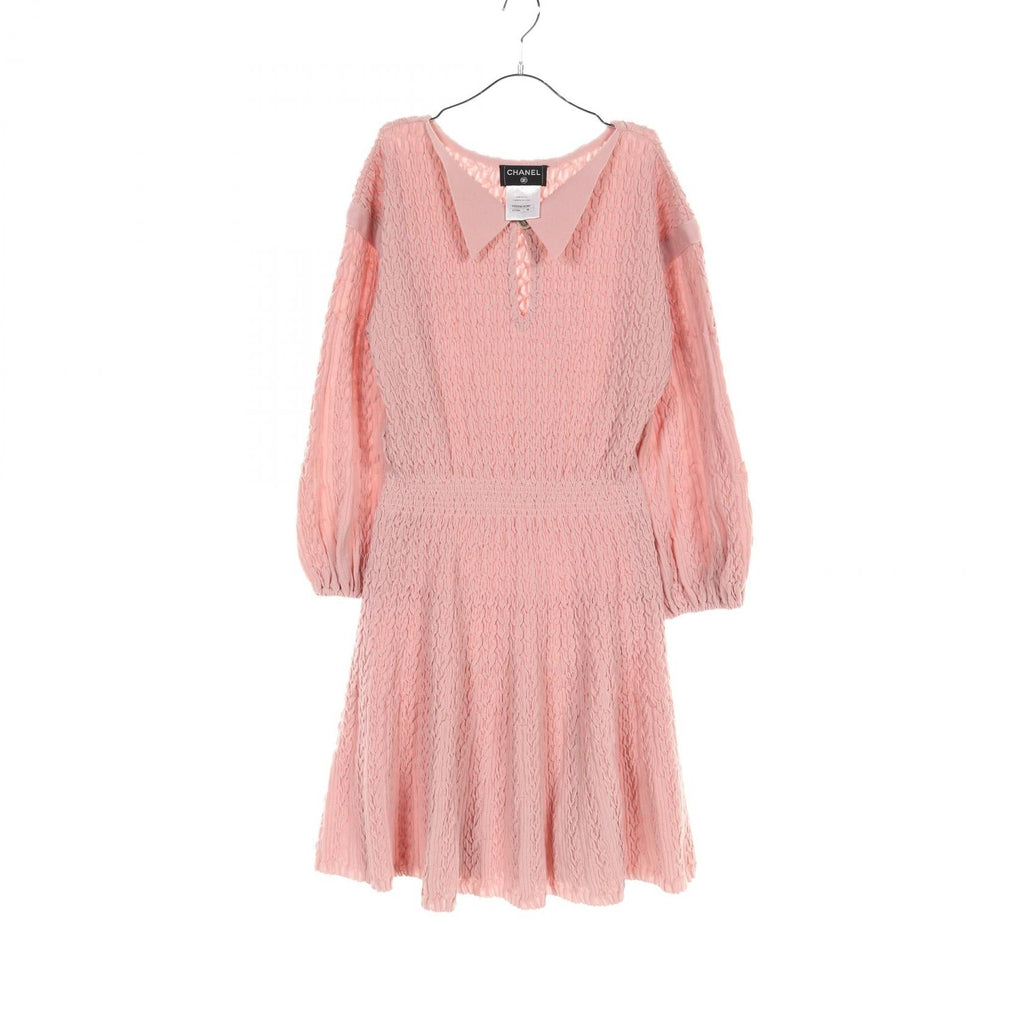 Chanel Lion Button Wool Nylon Dress