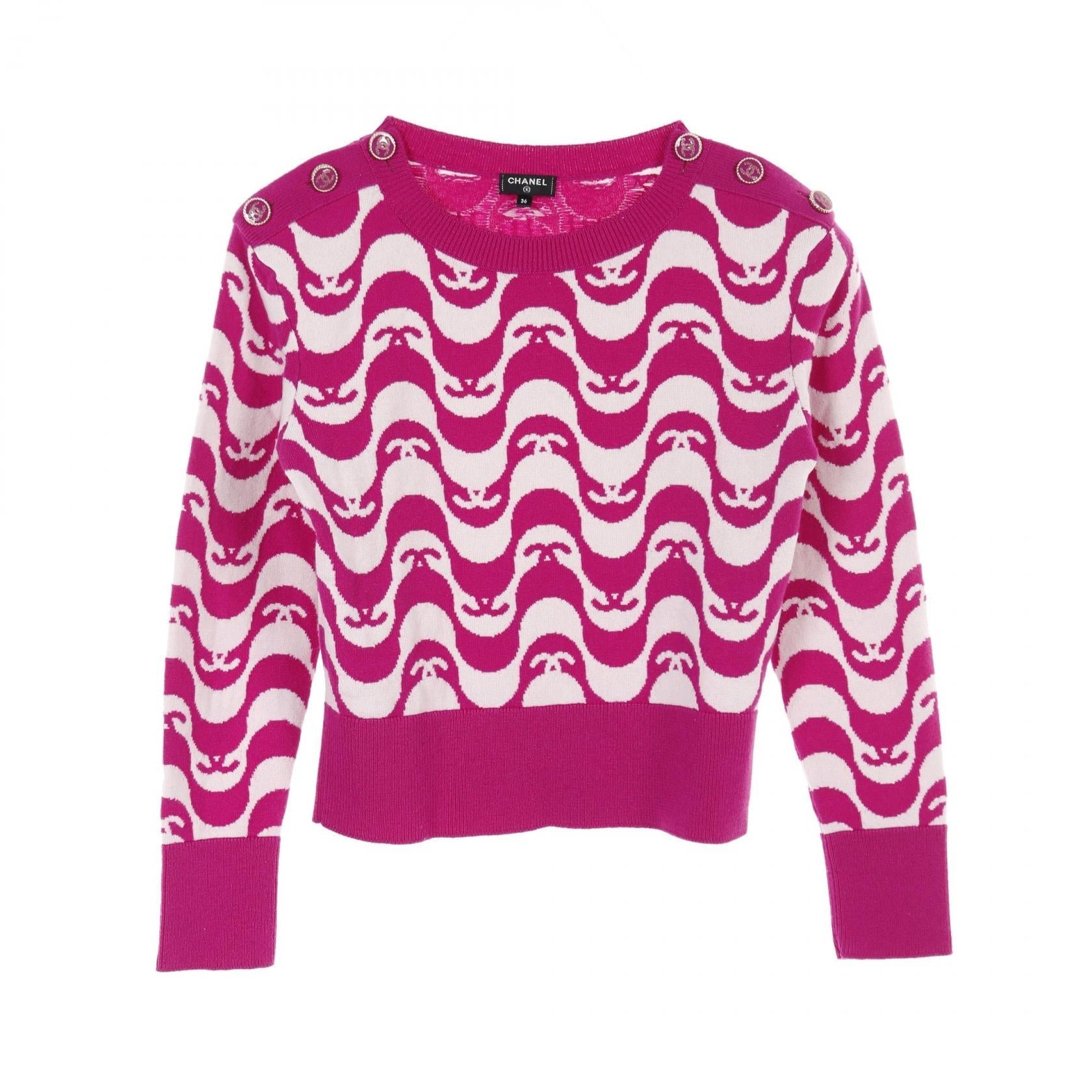 Chanel Coco Mark Cashmere Knitwear