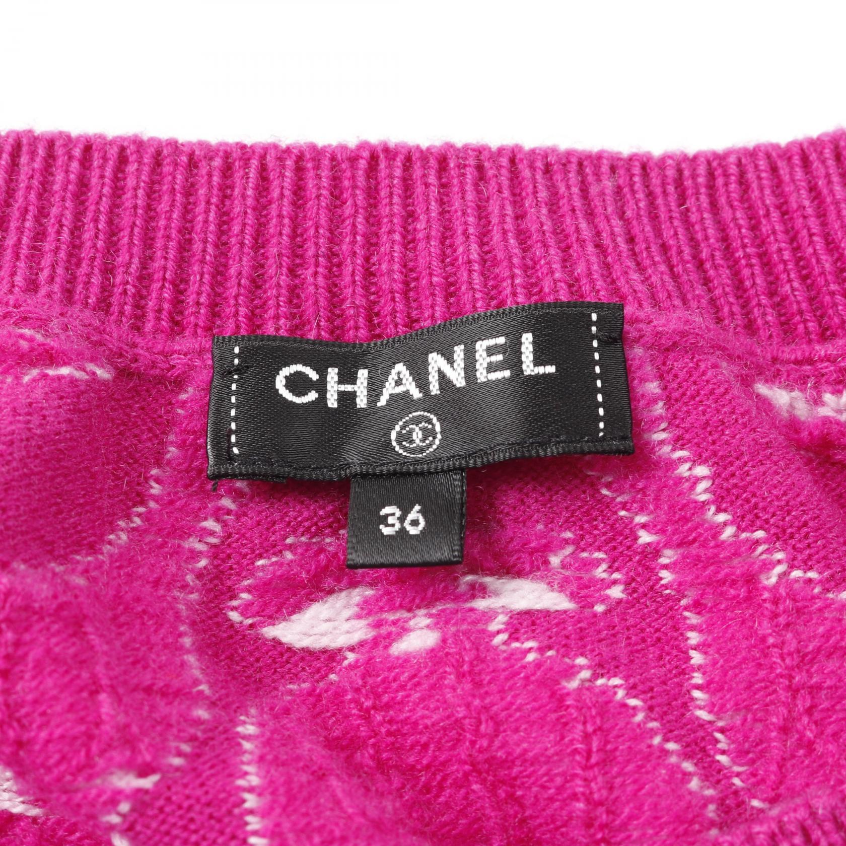 Chanel Coco Mark Cashmere Knitwear