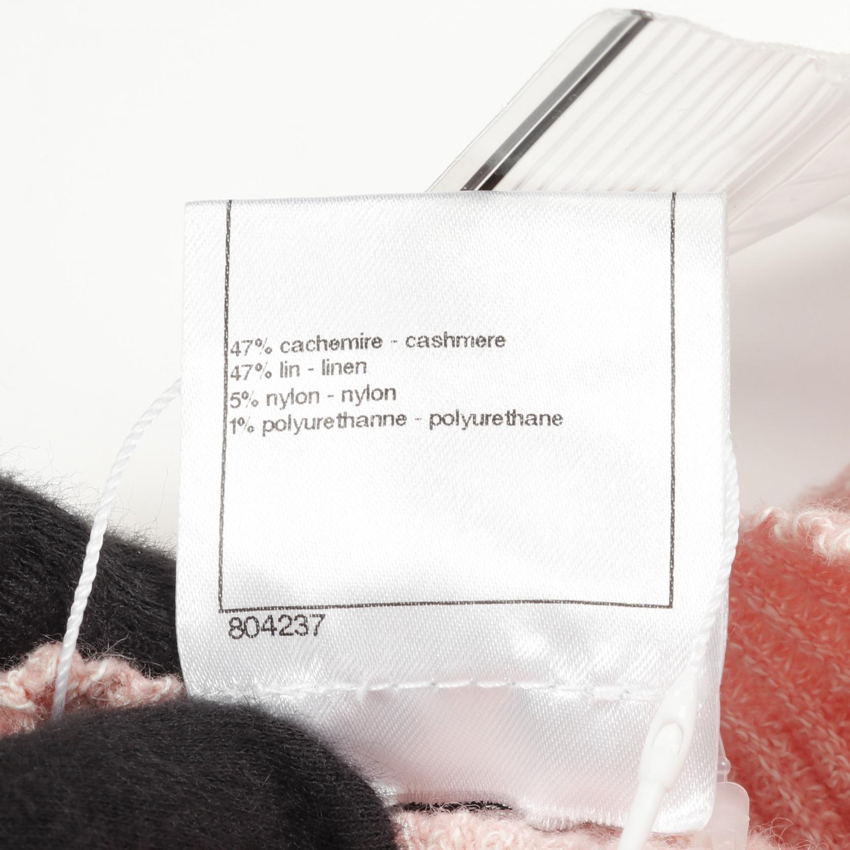 Chanel Coco Mark Button Cashmere Knitwear