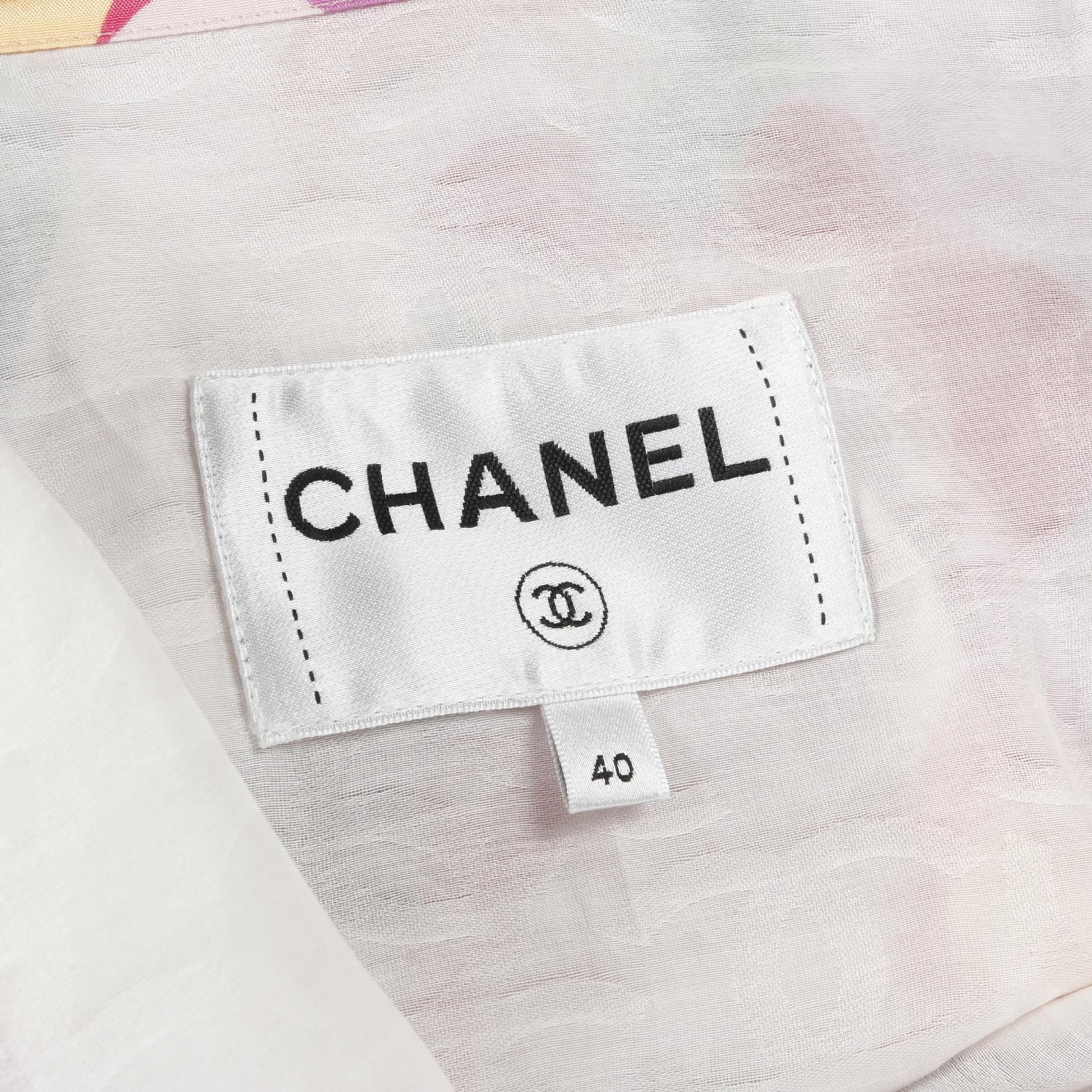 Chanel Coco Mark Silk Outerwear