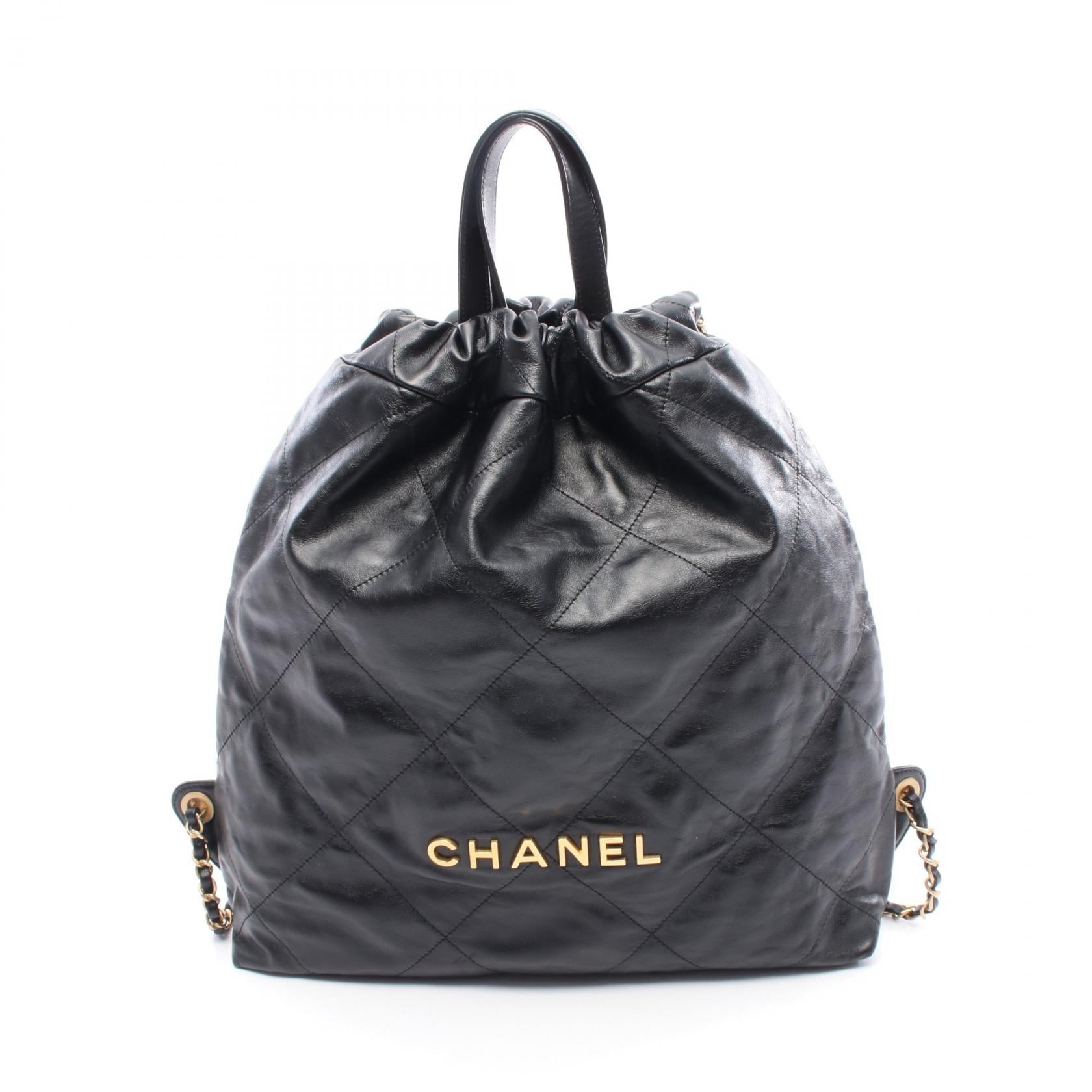 Chanel 22 Large Leather Backpack