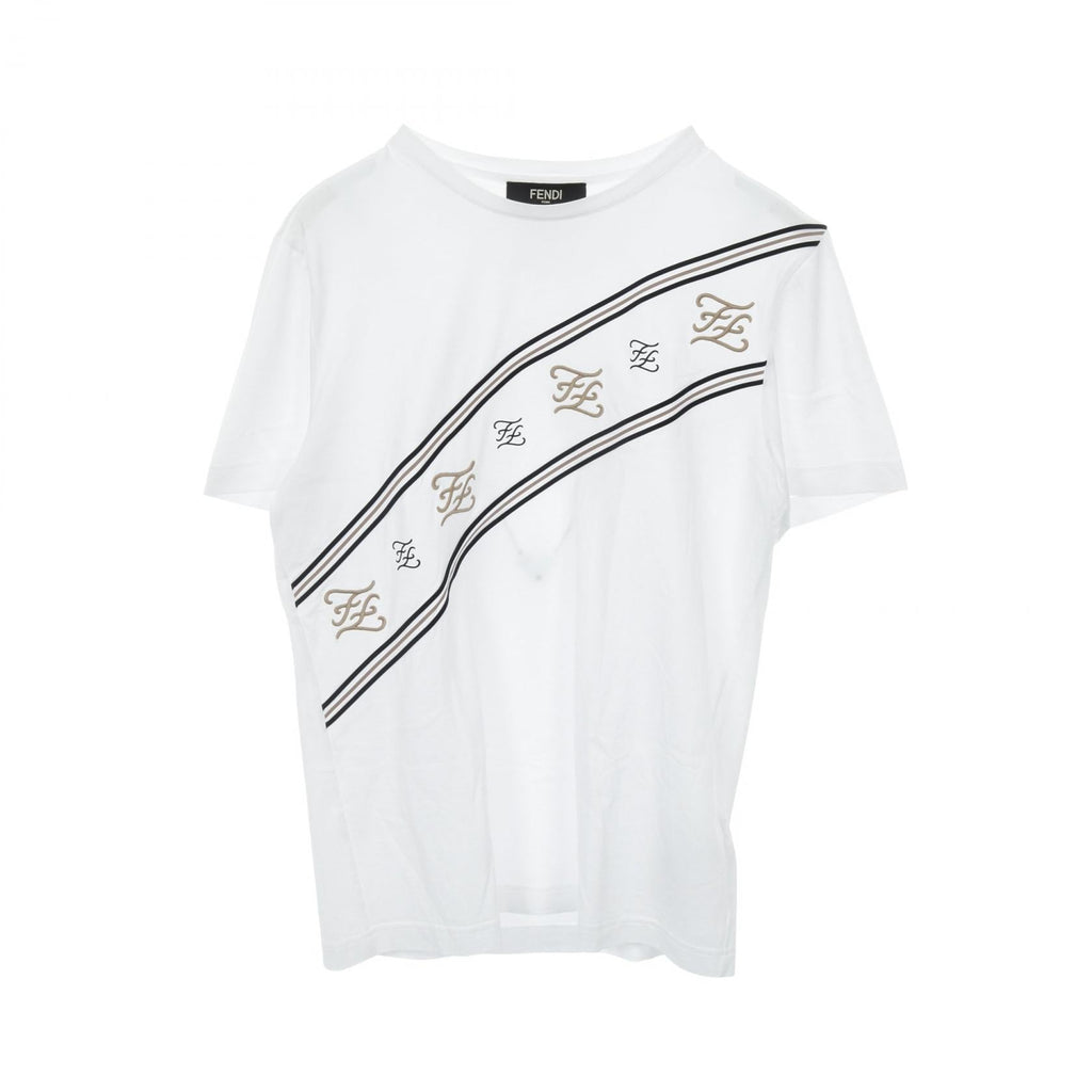 Fendi FF Calligraphy Logo Cotton Top