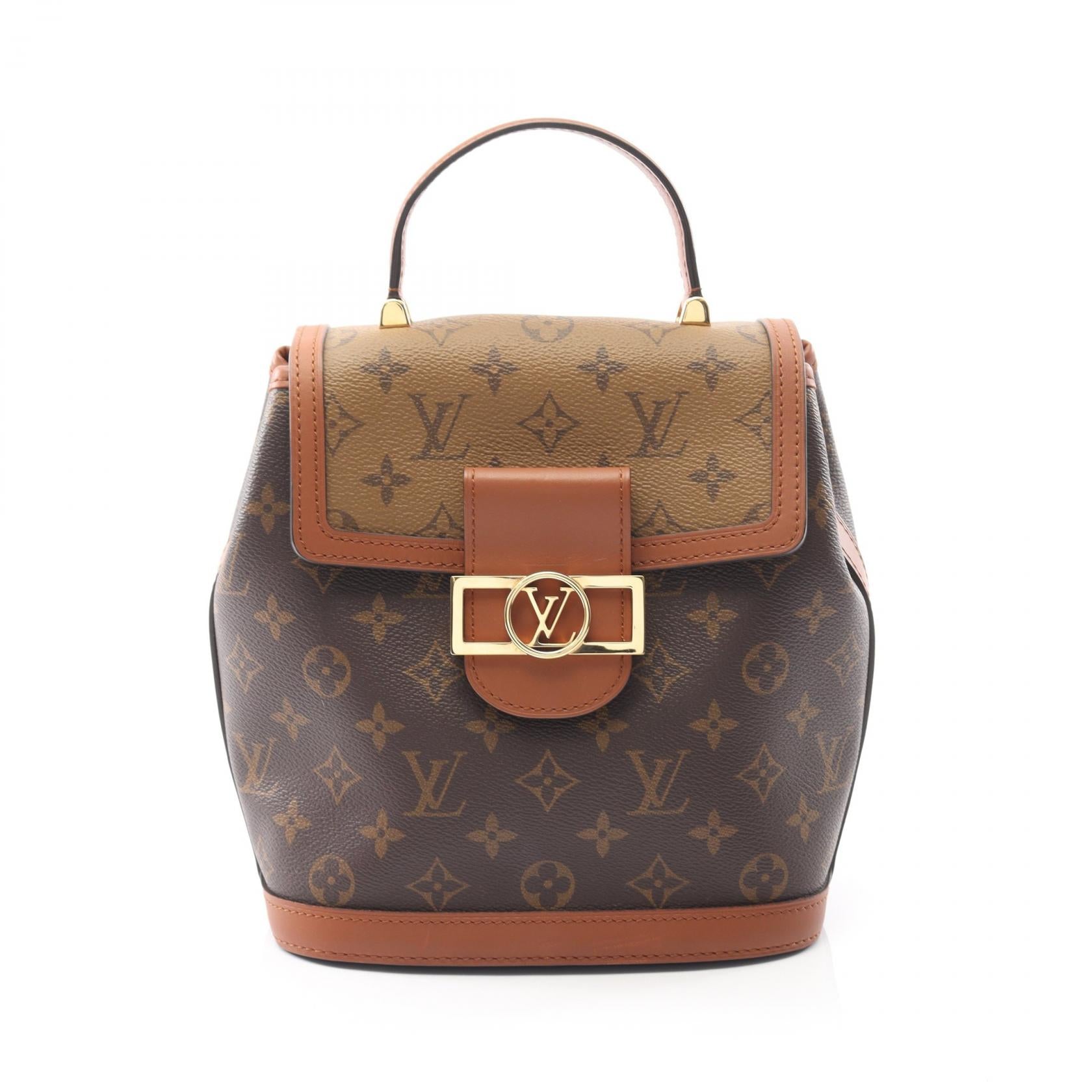 Louis Vuitton Dauphine Monogram Leather Backpack