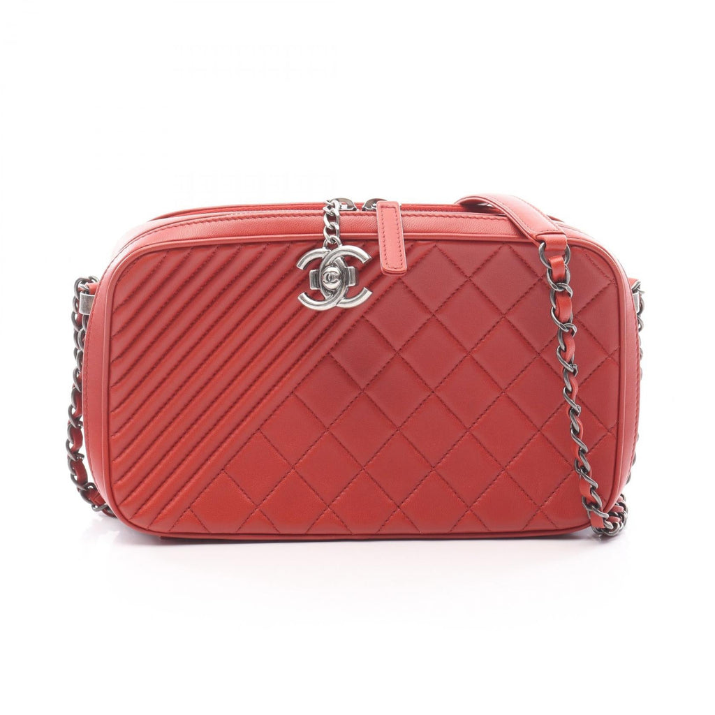 Chanel Coco Boy Lambskin Shoulder Bag