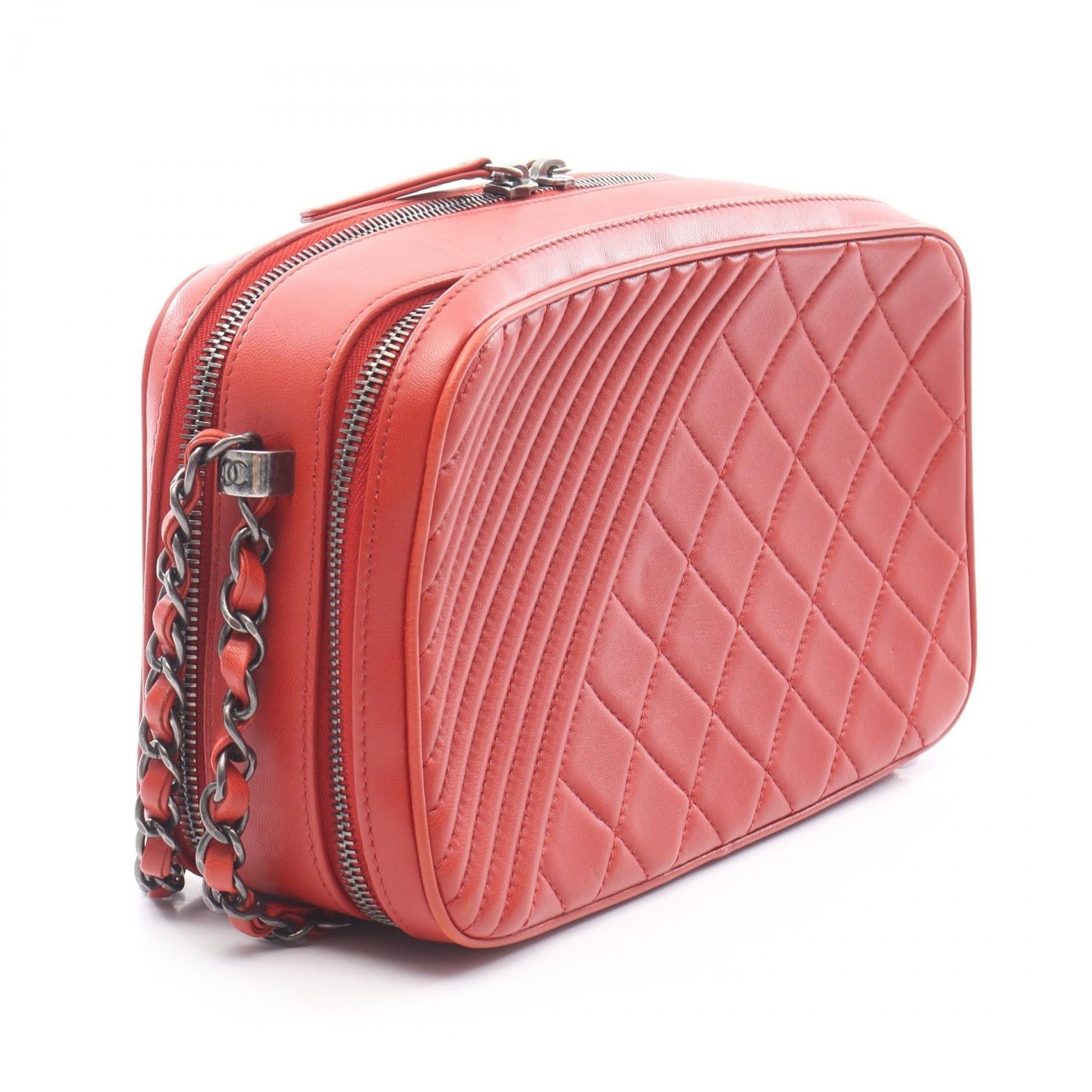 Chanel Coco Boy Lambskin Shoulder Bag