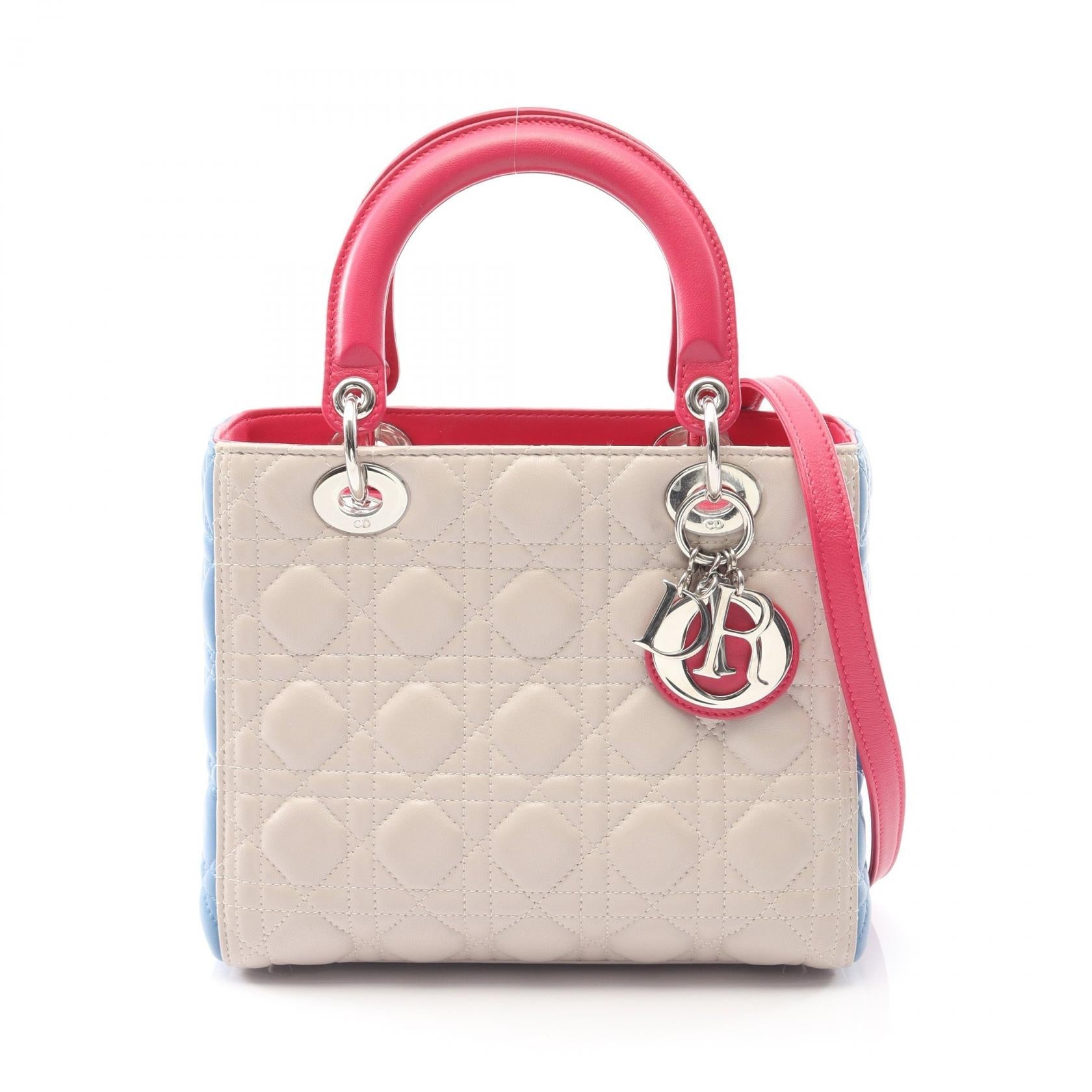Dior LADY DIOR Leather Handbag