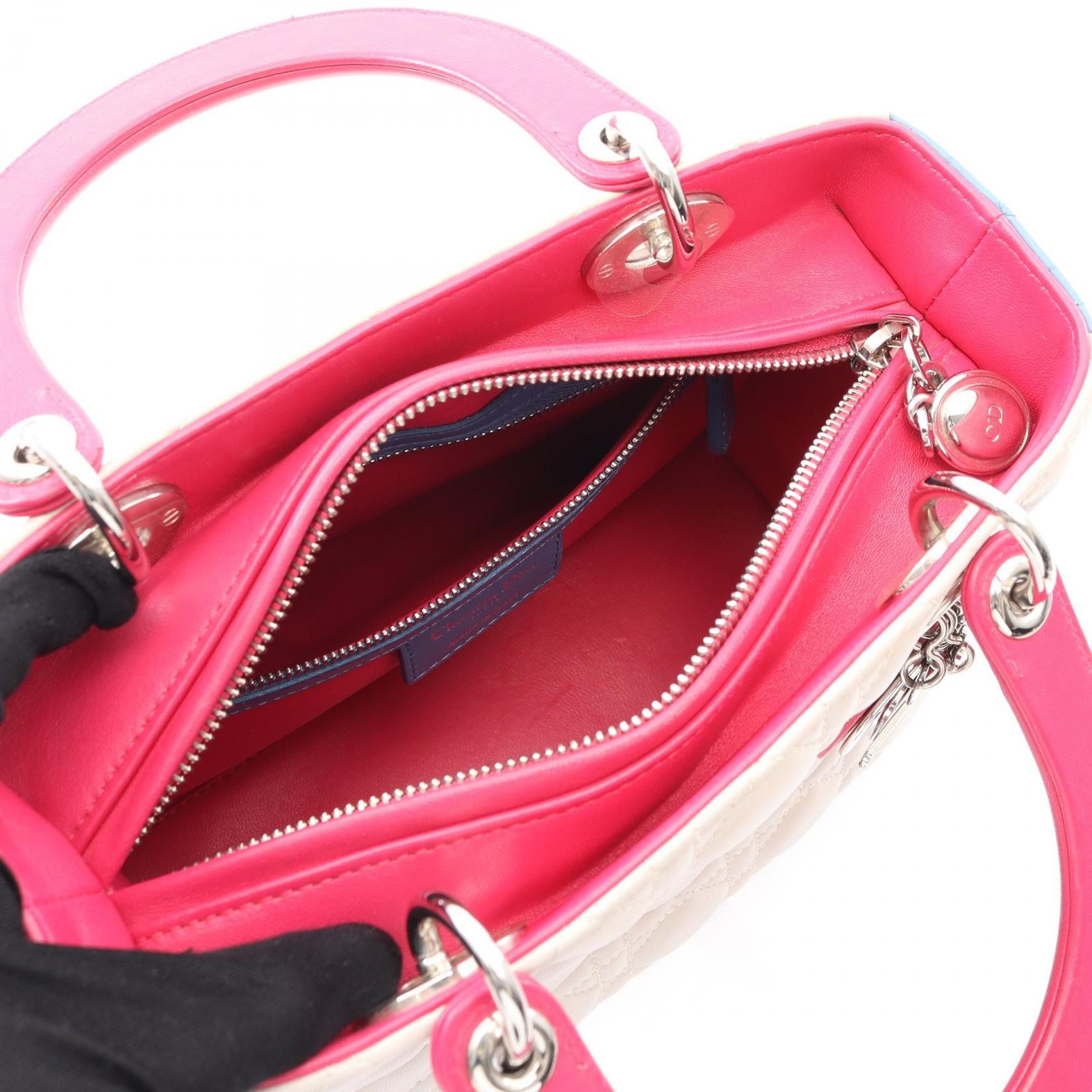 Dior LADY DIOR Leather Handbag
