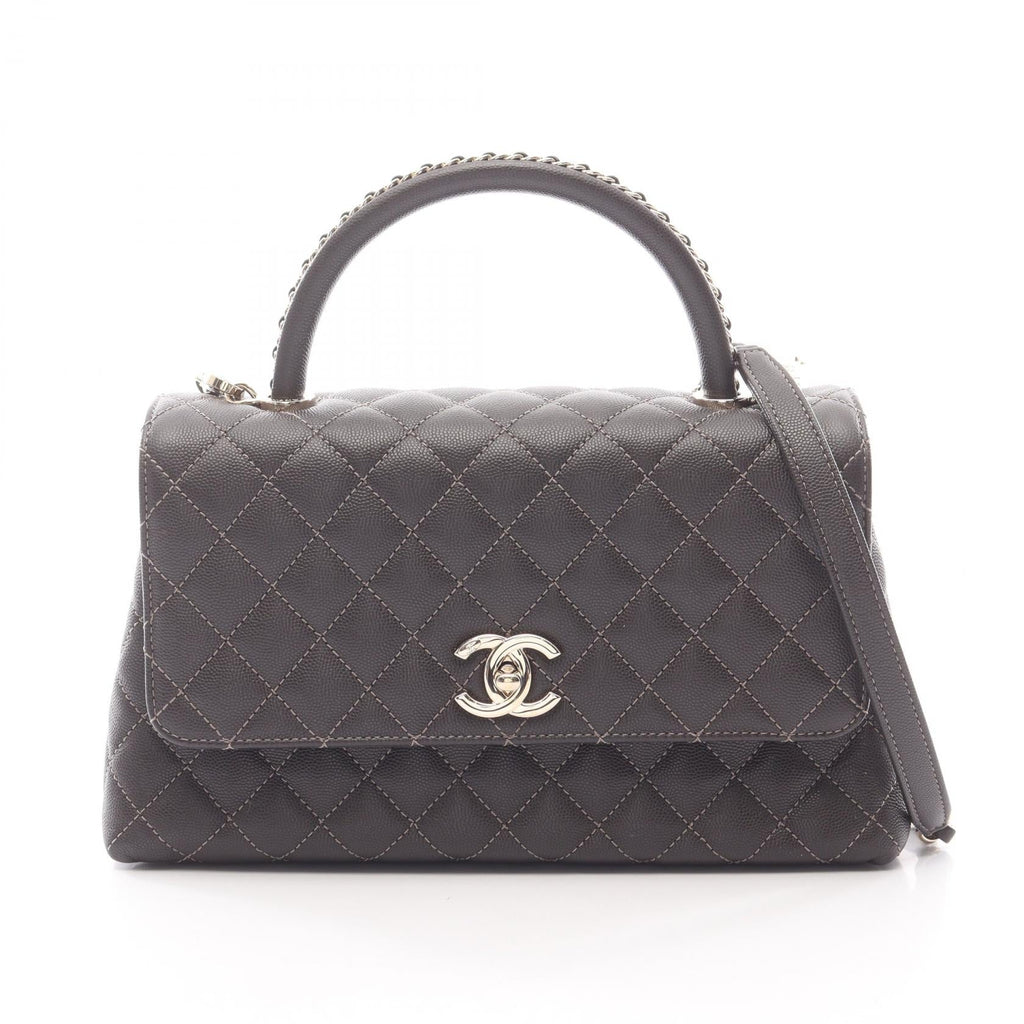 Chanel Coco Handle Grained Calfskin 2way Bag