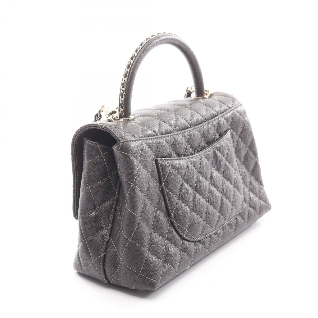 Chanel Coco Handle Grained Calfskin 2way Bag
