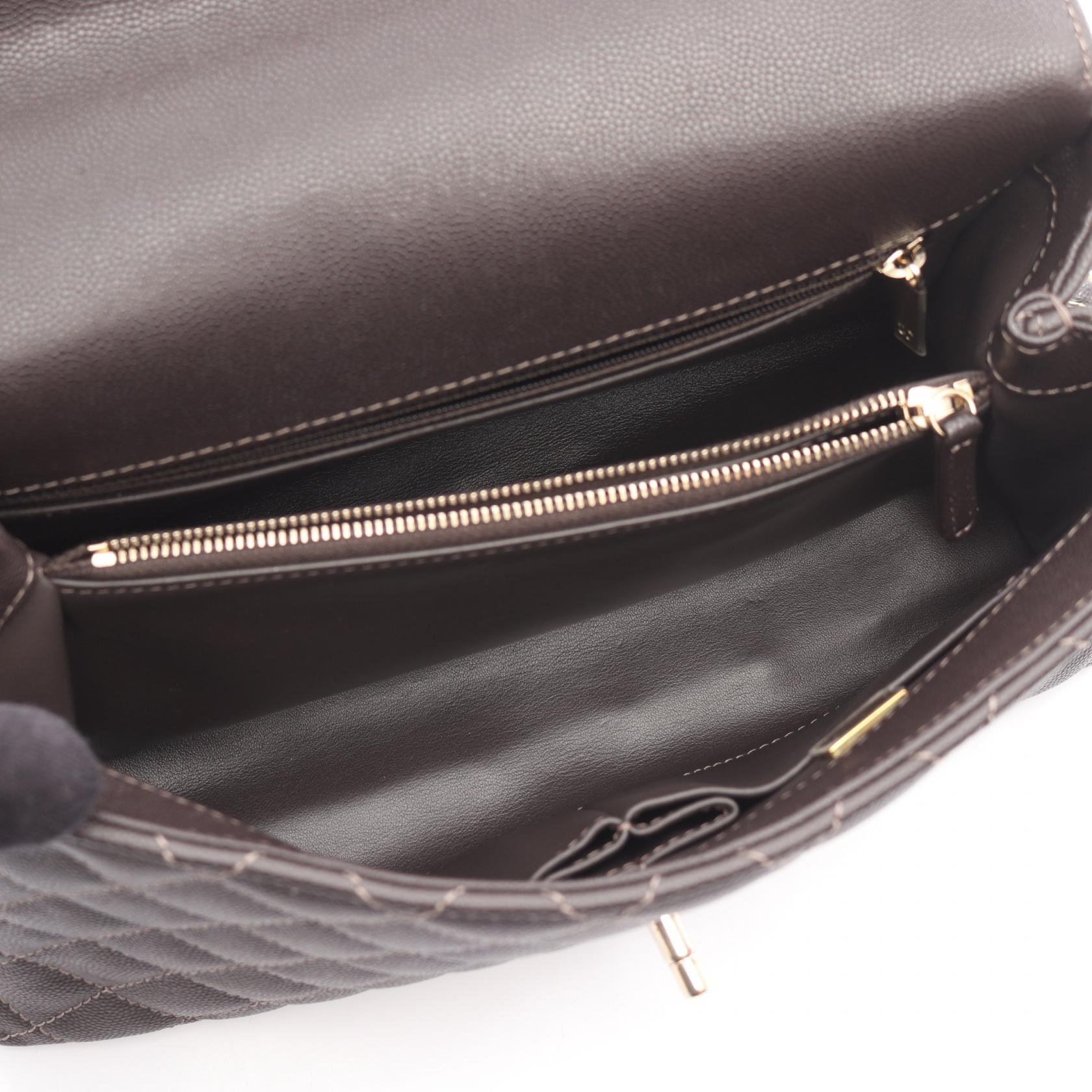 Chanel Coco Handle Grained Calfskin 2way Bag