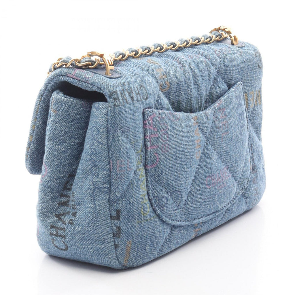 Chanel Matelasse Denim Shoulder Bag