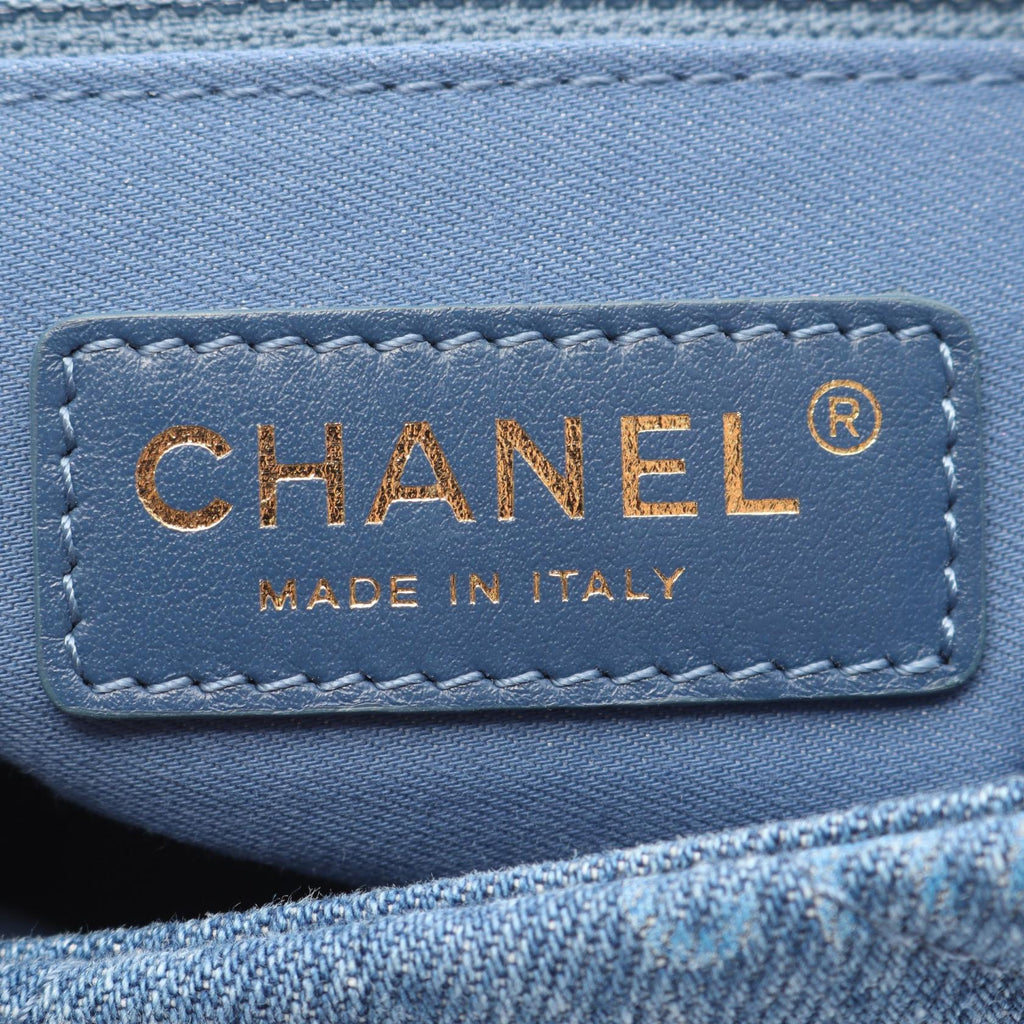 Chanel Matelasse Denim Shoulder Bag