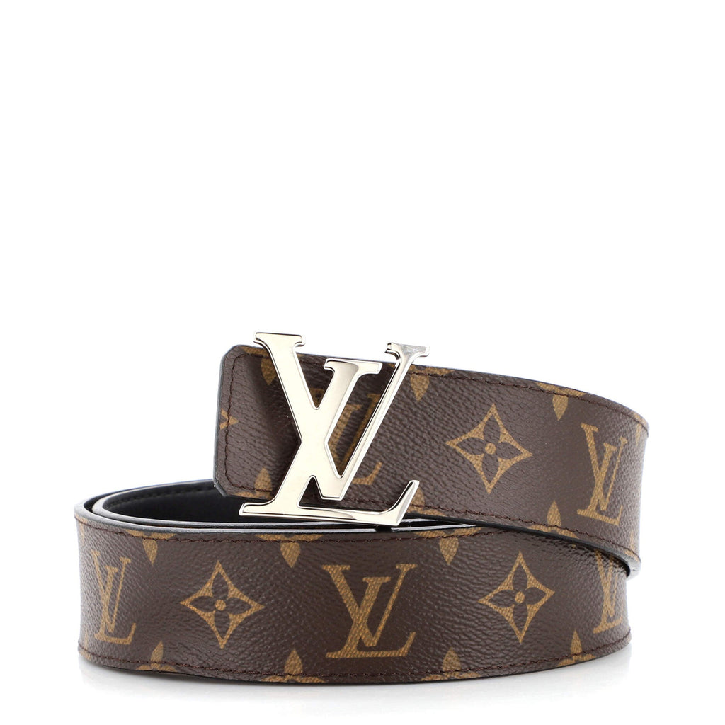 LV Initiales Reversible Belt Monogram Canvas and Leather Wide 80