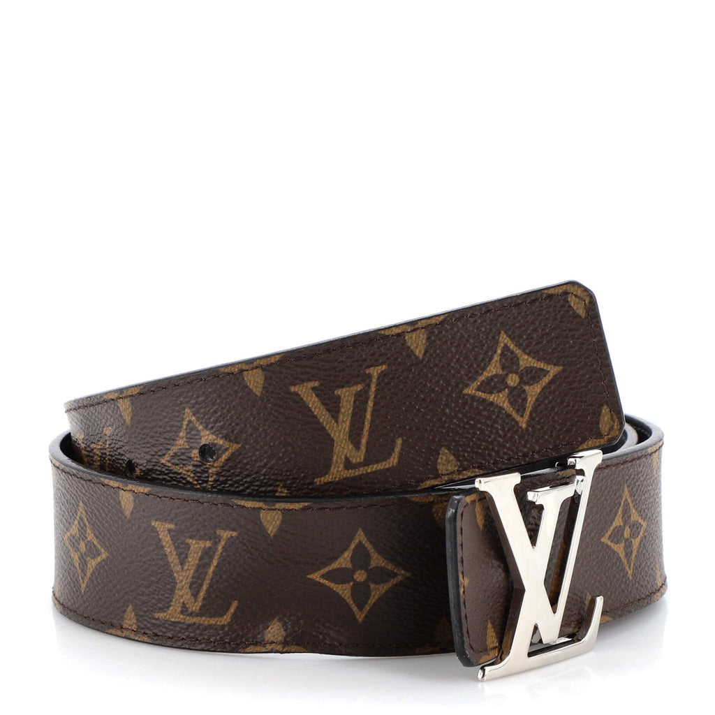LV Initiales Reversible Belt Monogram Canvas and Leather Wide 80