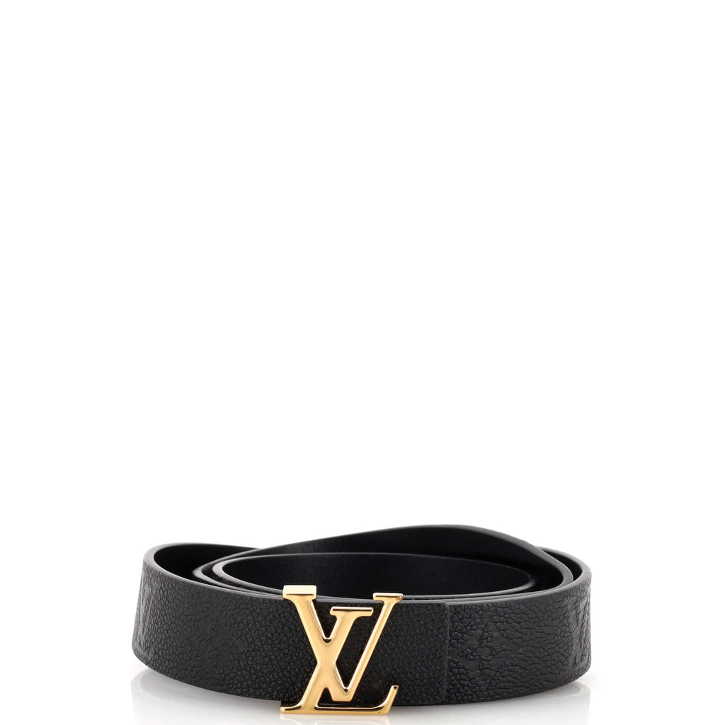 LV Iconic Reversible Belt Monogram Empreinte Leather Medium 90