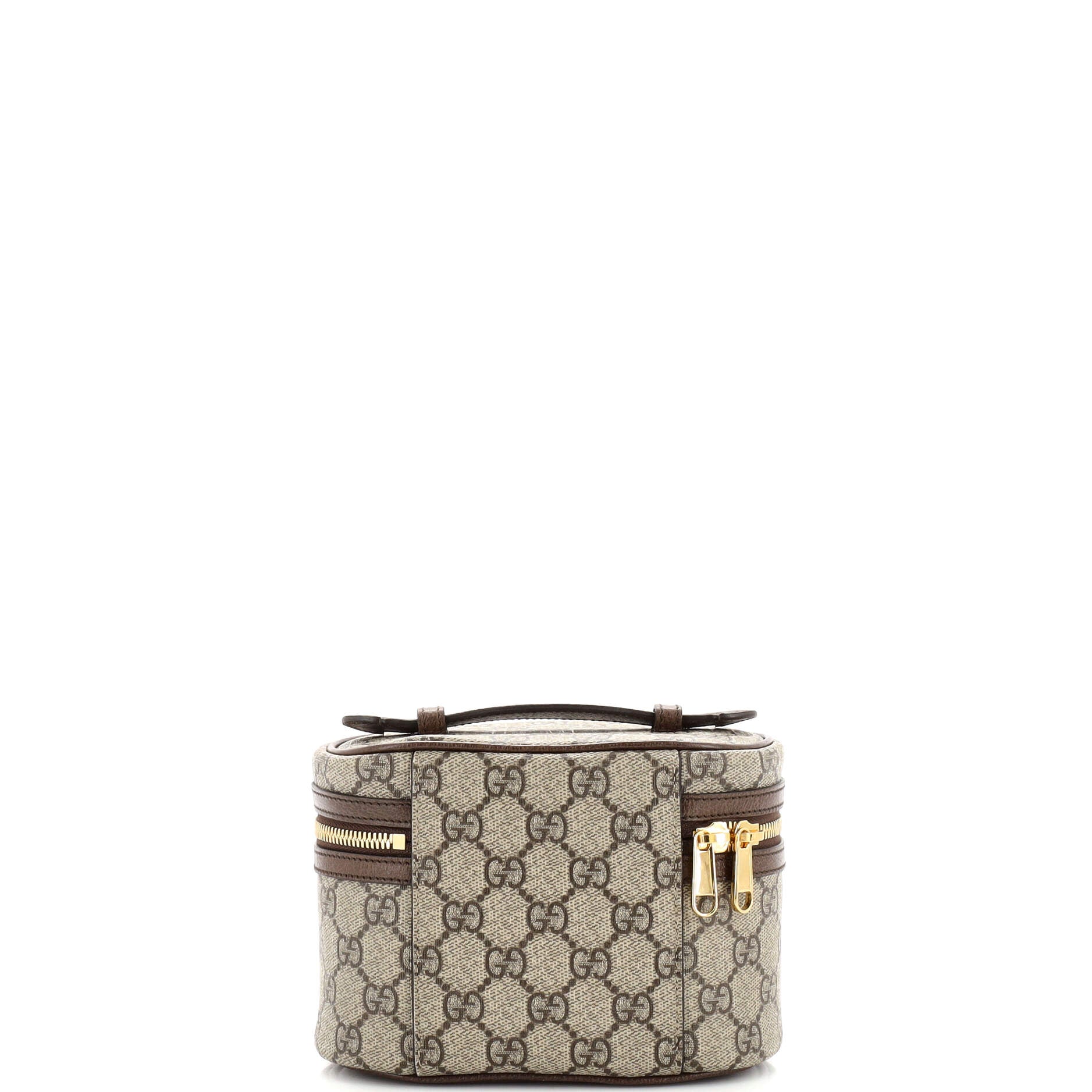 Ophidia Top Handle Cosmetic Case GG Coated Canvas Mini