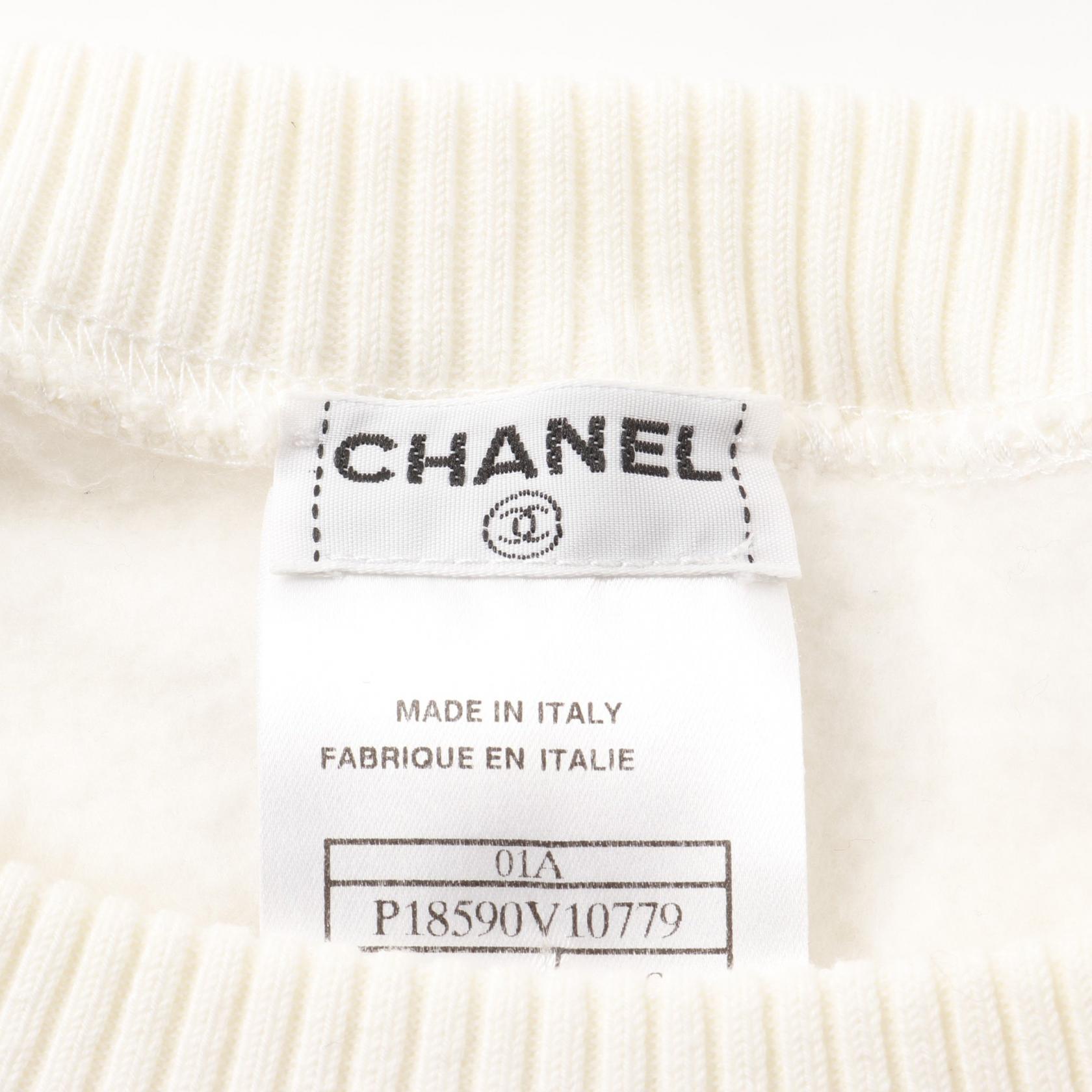 Chanel Mademoiselle Cotton Acrylic Sweatshirt