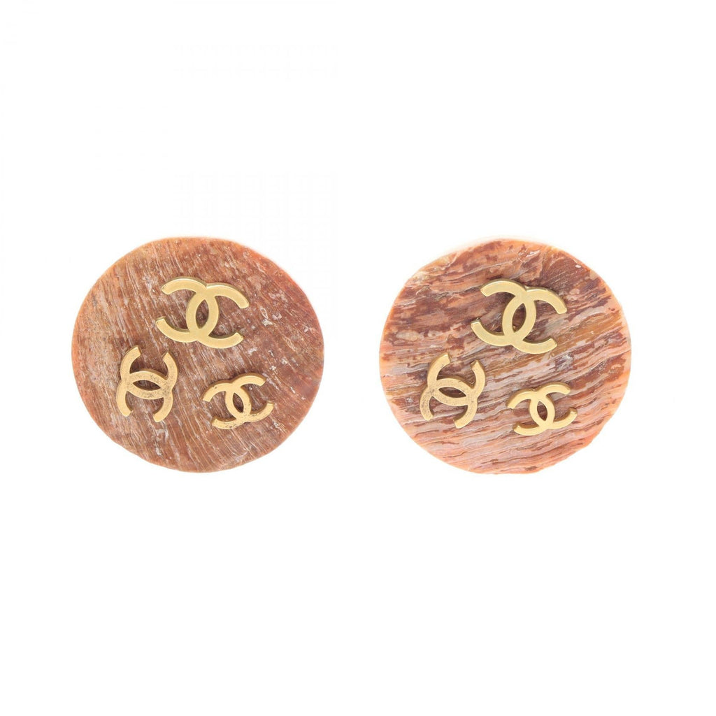 Chanel Triple Coco Mark Earrings