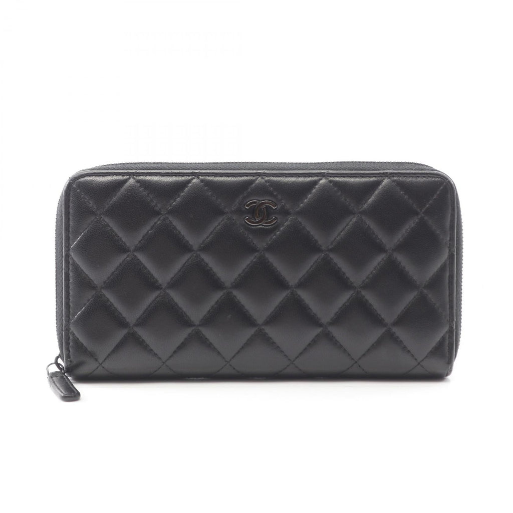 Chanel Matelasse Lambskin Long Wallet