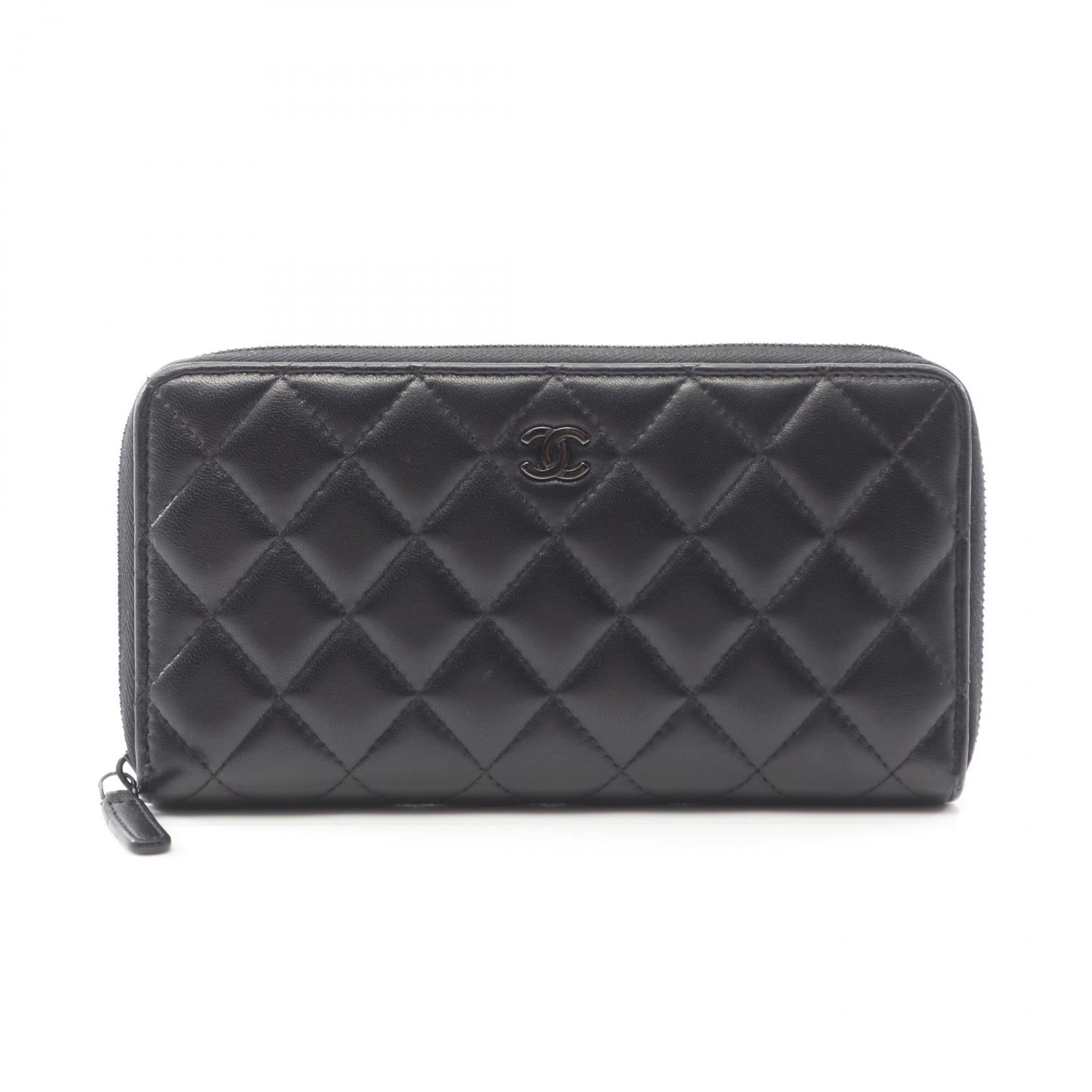 Chanel Matelasse Lambskin Long Wallet