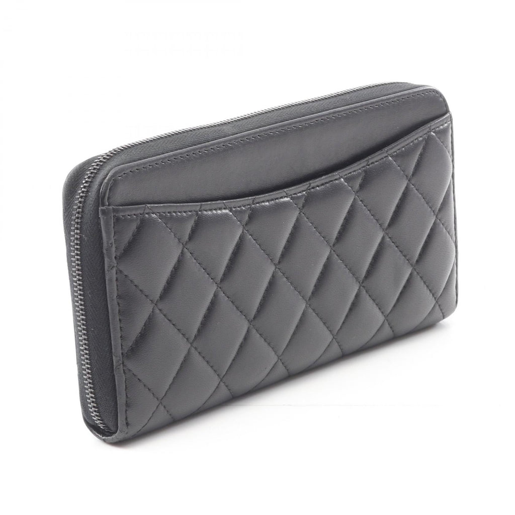 Chanel Matelasse Lambskin Long Wallet