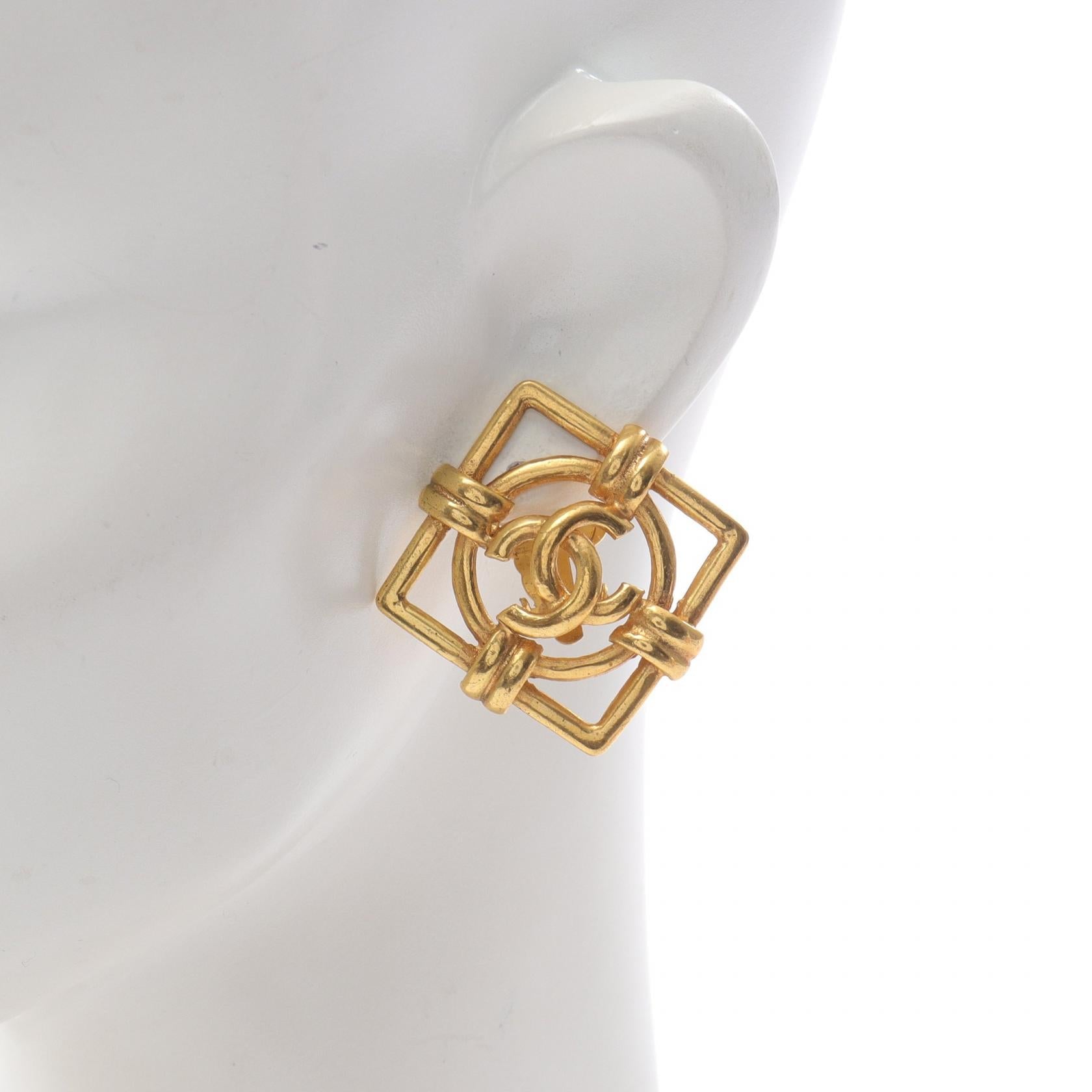 Chanel Coco Mark Earrings