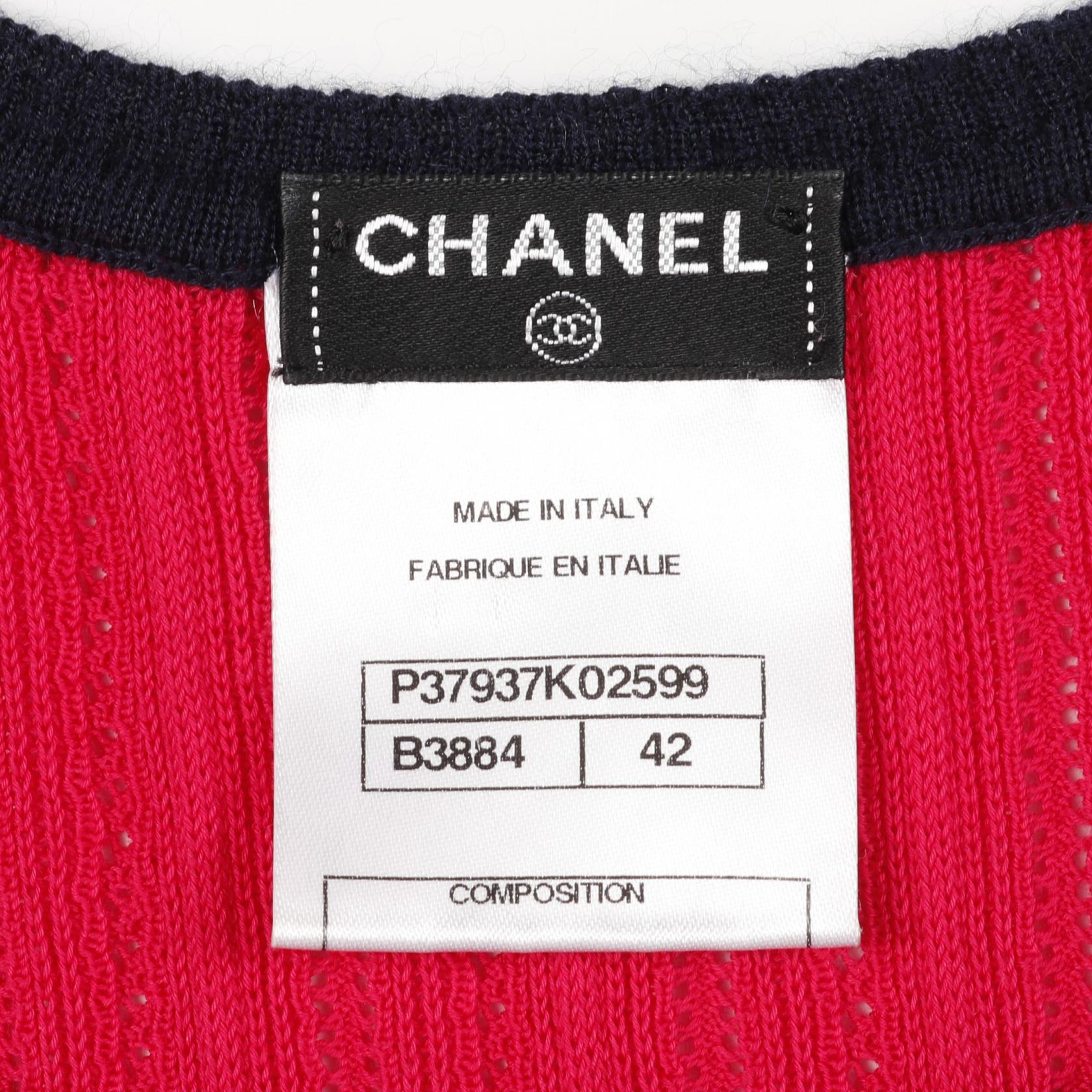 Chanel Cotton Cashmere Silk Tank Top