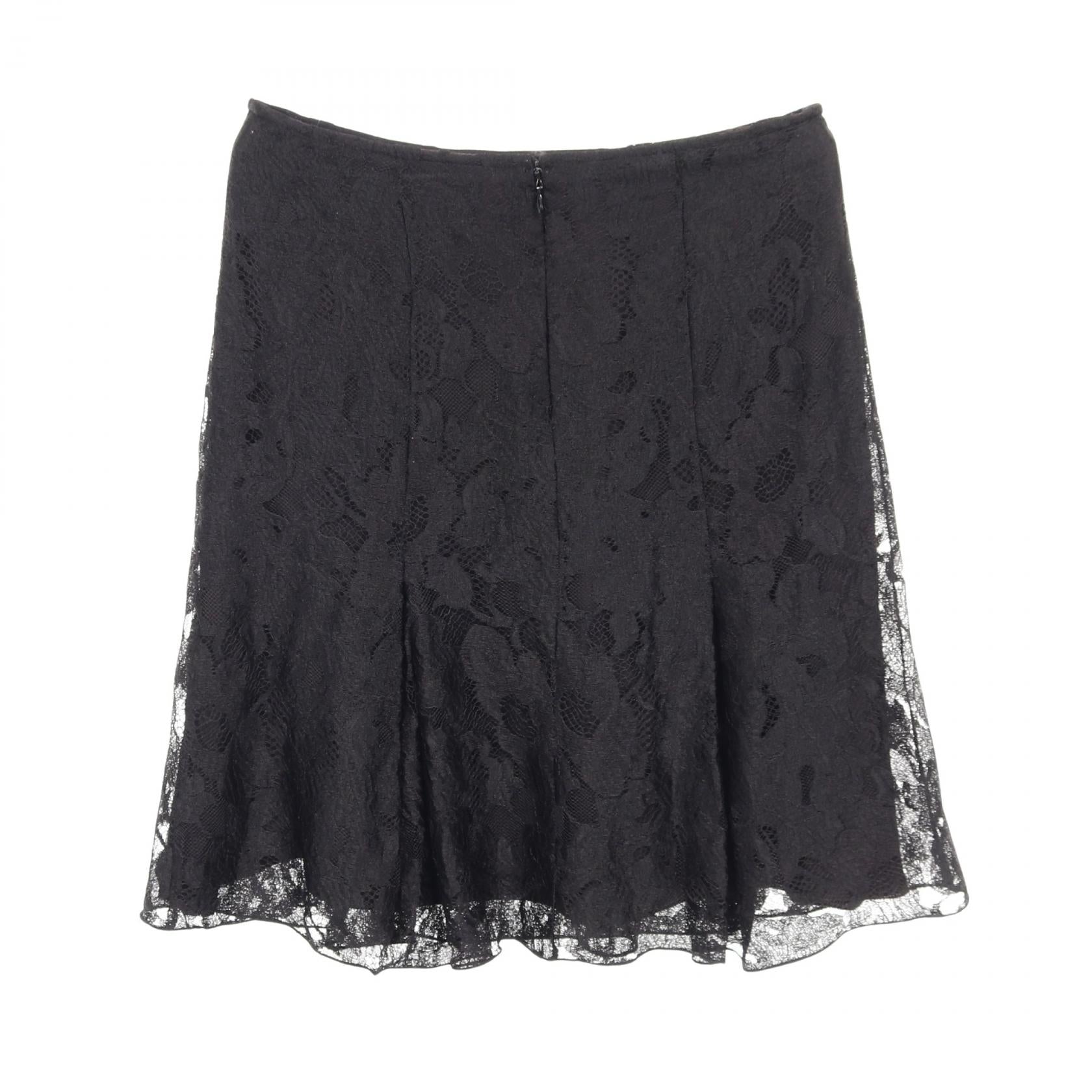 Chanel Coco Mark Rayon Nylon Skirt