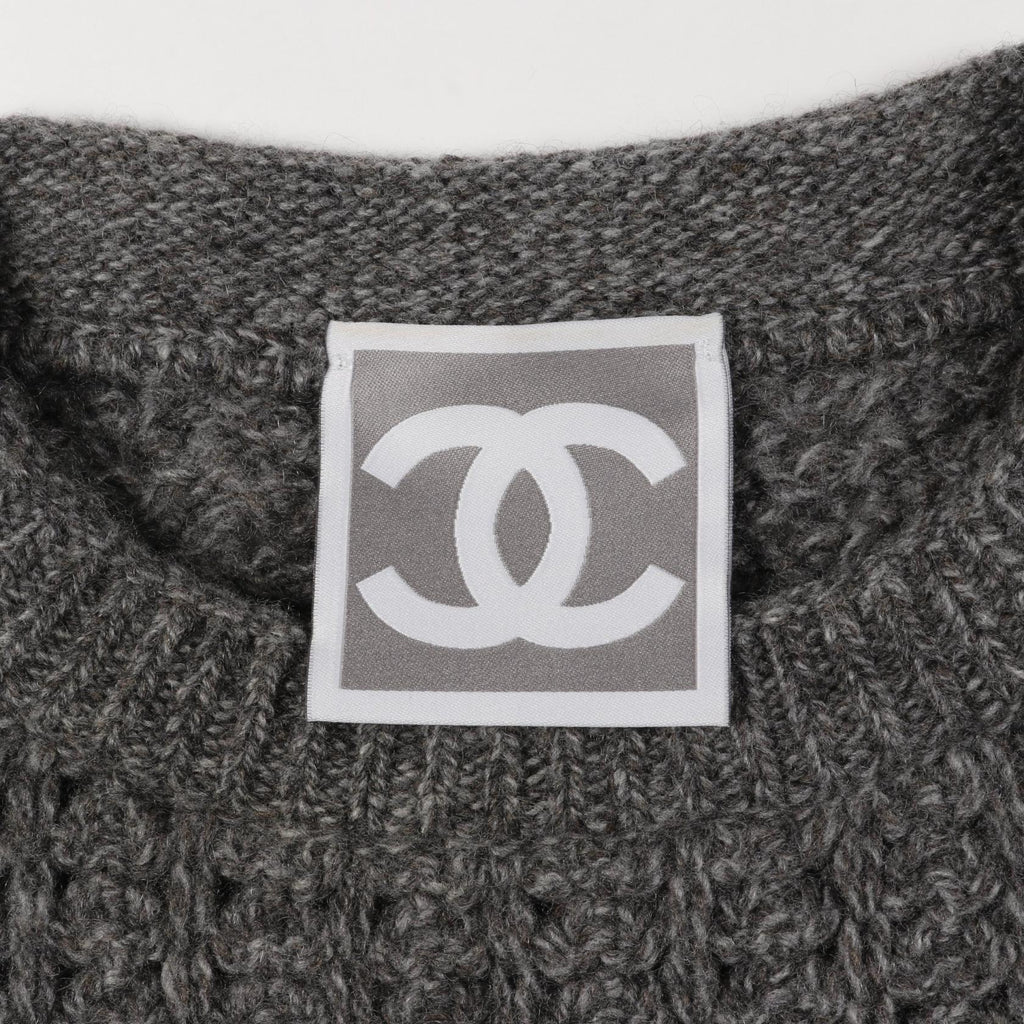 Chanel Sports Line Coco Mark Wool Cashmere Dress