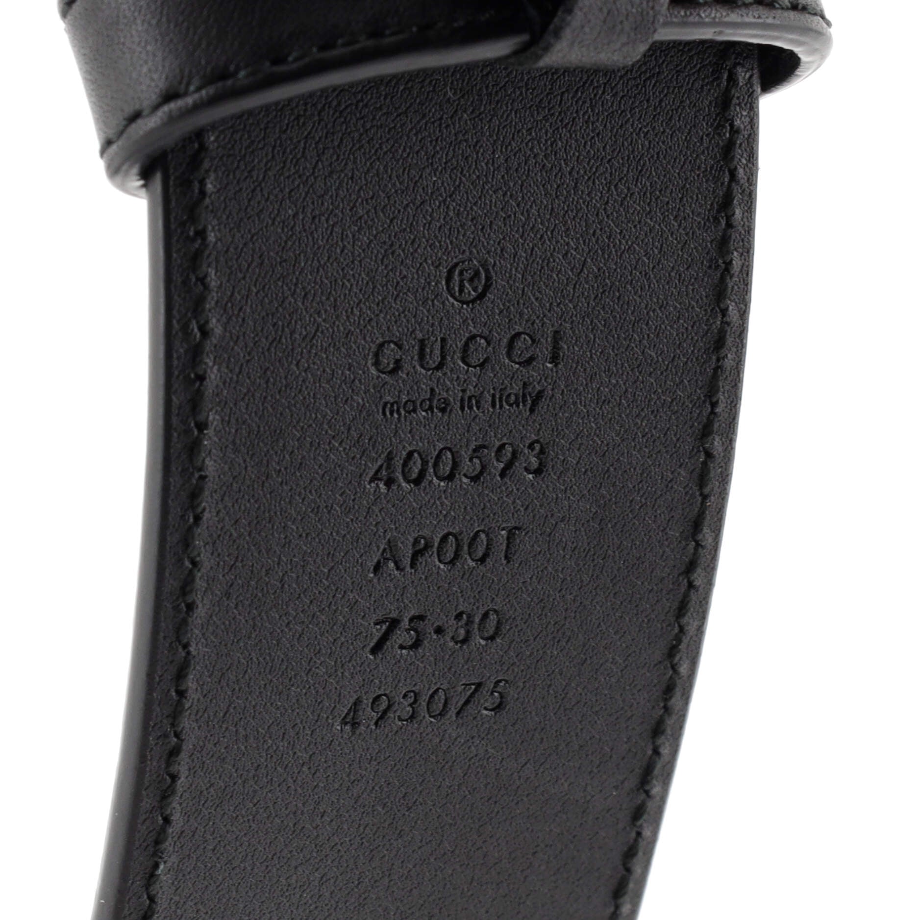 GG Marmont Belt Leather Wide 90