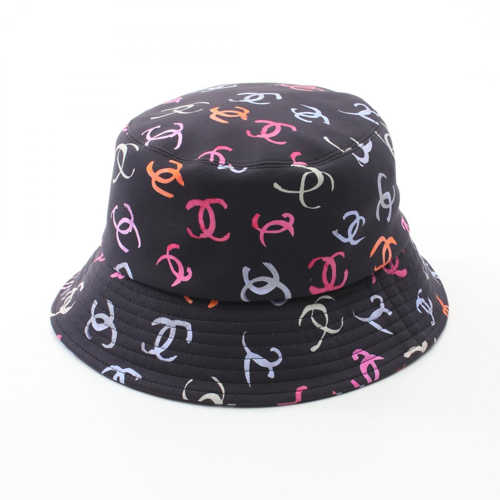 Chanel Coco Mark Polyamide Bucket Hat